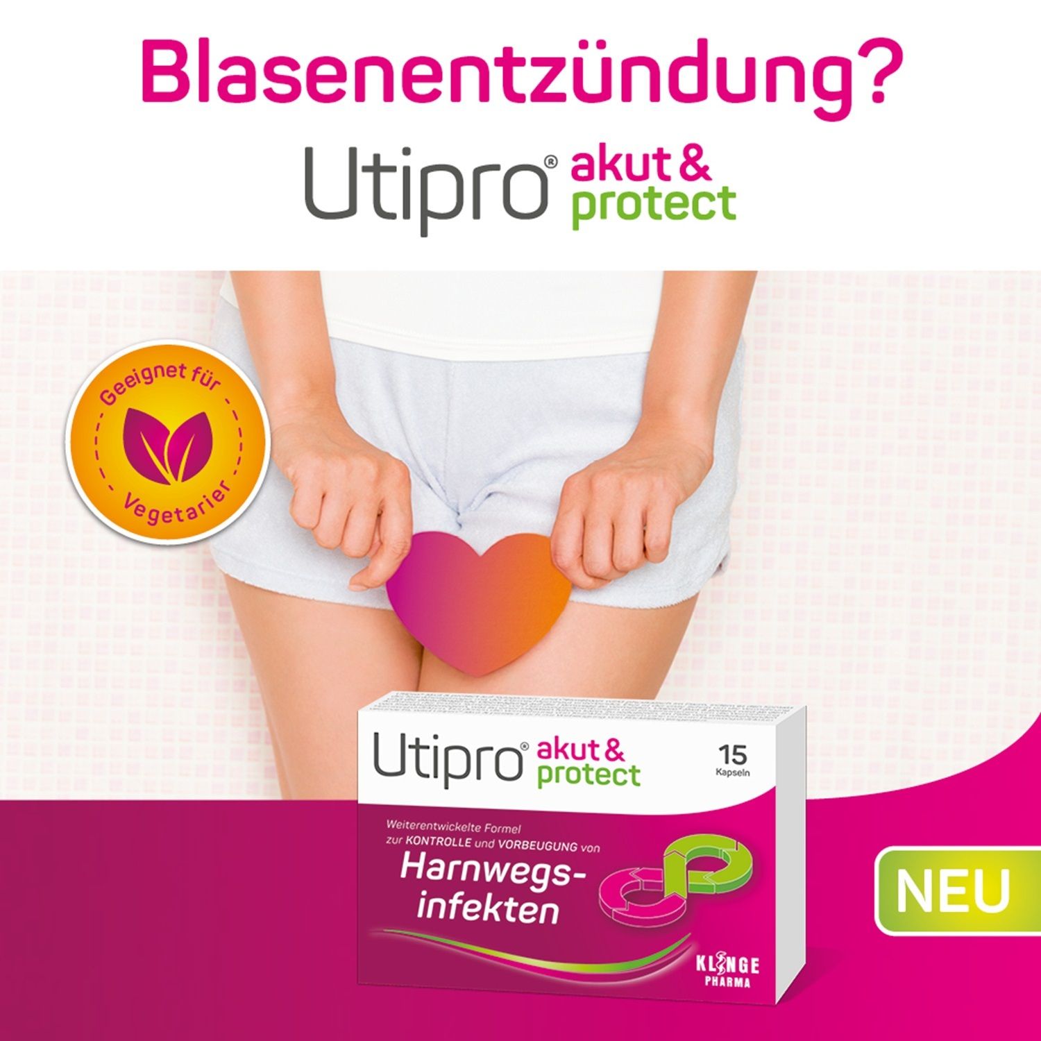 UTIPRO akut & protect Hilfe bei Blasenentzündung