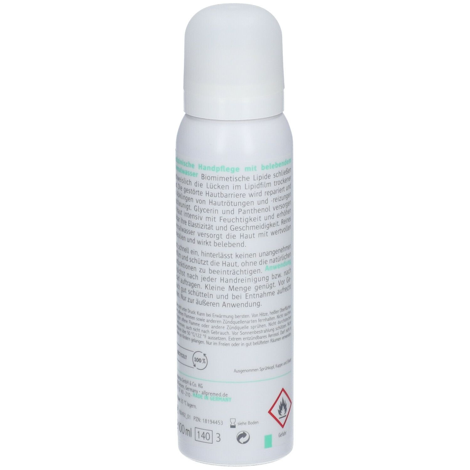 Allpremed® hand expert Lipid Schaum-Creme REPAIR Thermal