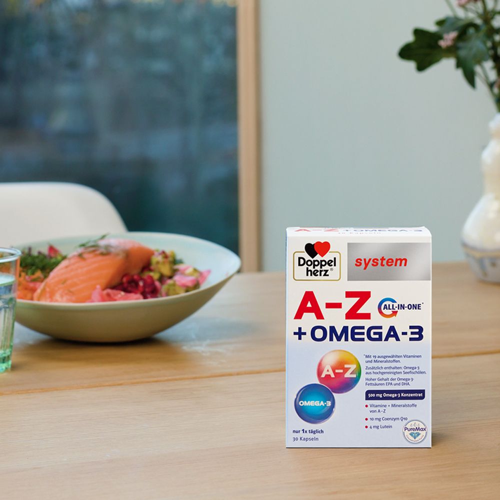 Doppelherz A-Z + Omega-3 all-in-one system Kapseln