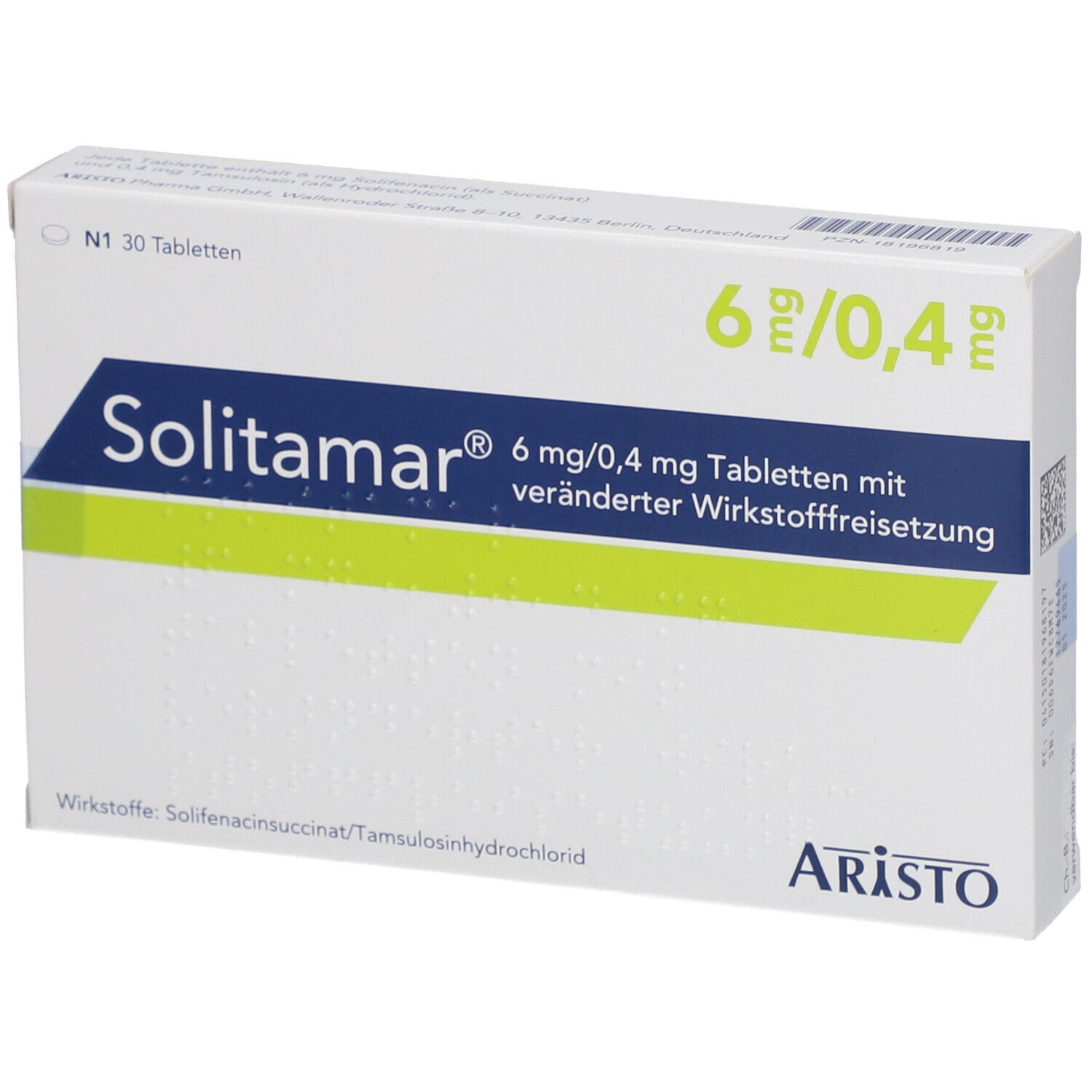 SOLITAMAR 6 mg/0,4 mg Tab.m.veränd.Wirkst.-Frs.