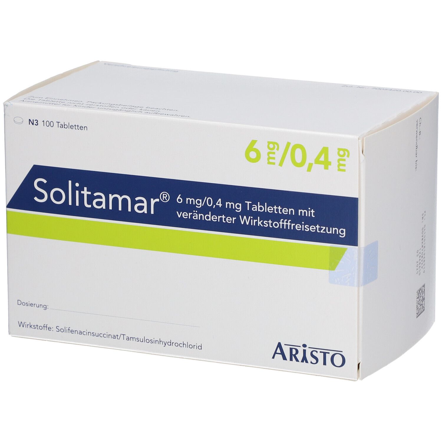 SOLITAMAR 6 mg/0,4 mg Tab.m.veränd.Wirkst.-Frs.