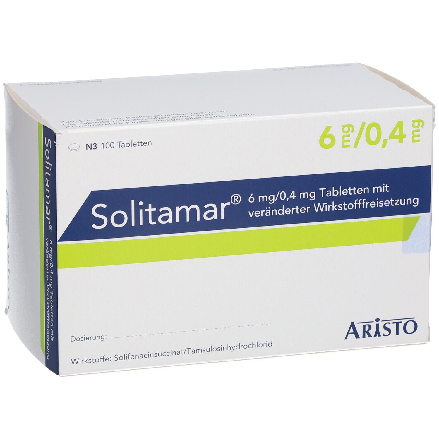 SOLITAMAR 6 mg/0,4 mg Tab.m.veränd.Wirkst.-Frs.