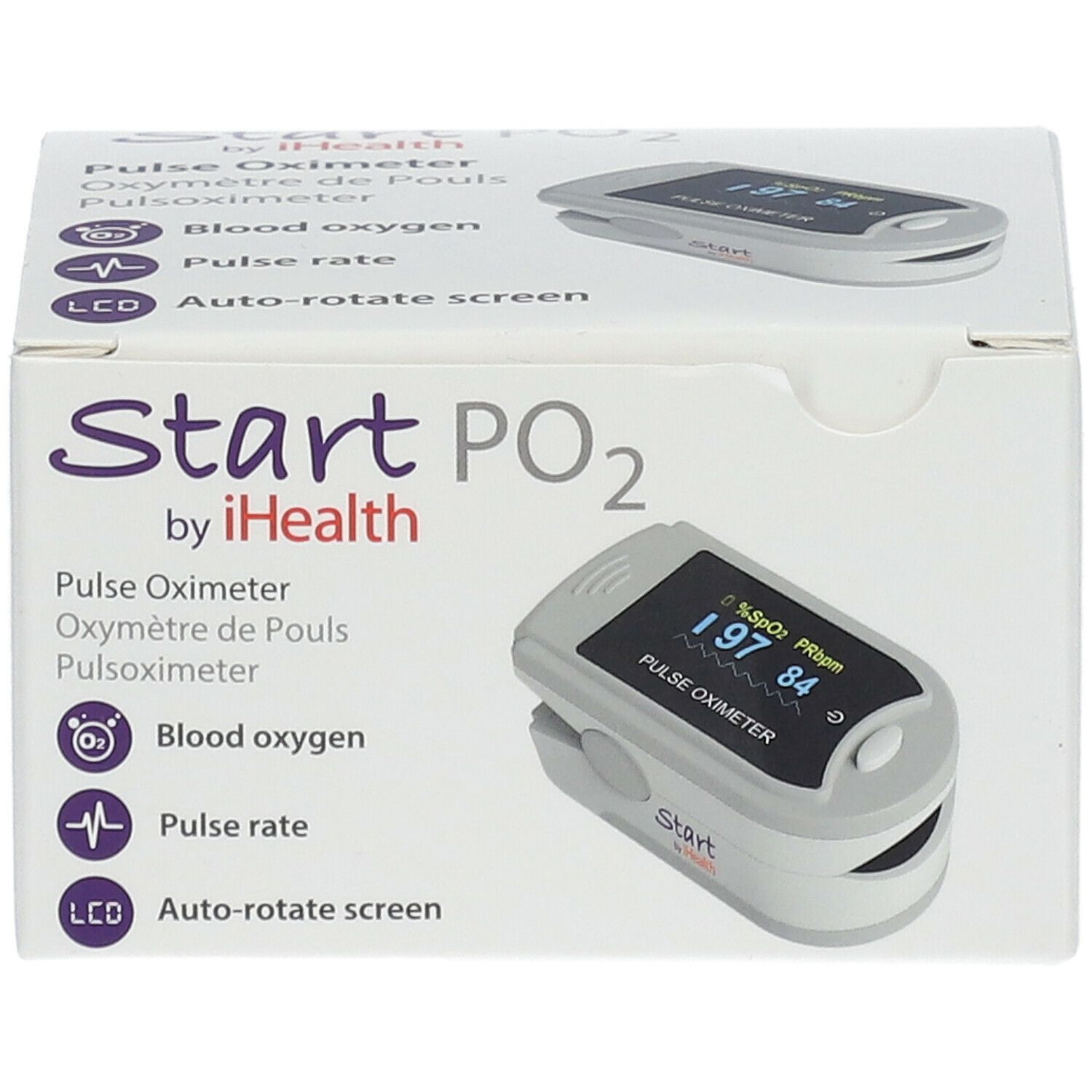 Start PO2 by iHealth Pulsoximeter