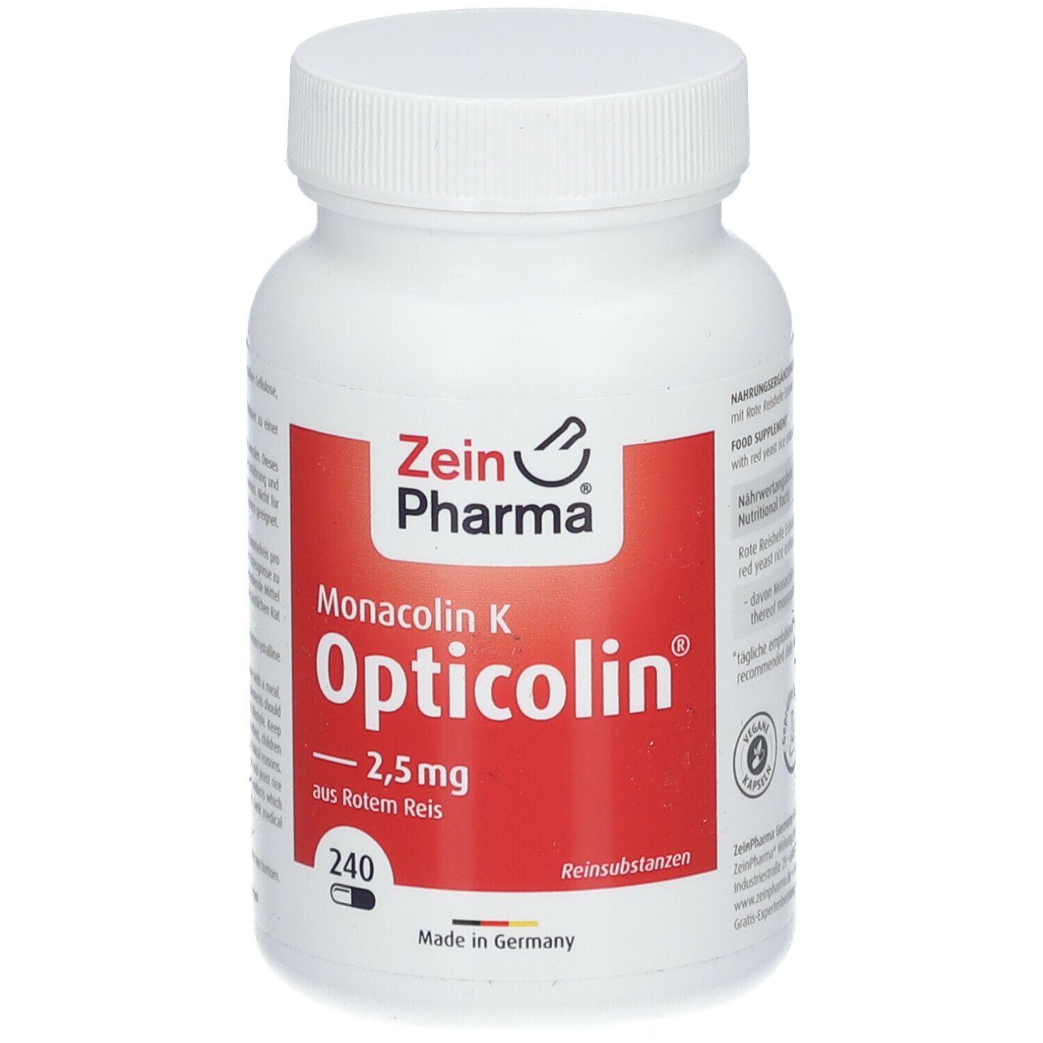ZeinPharma® Monacolin K Opticolin 2,5 mg