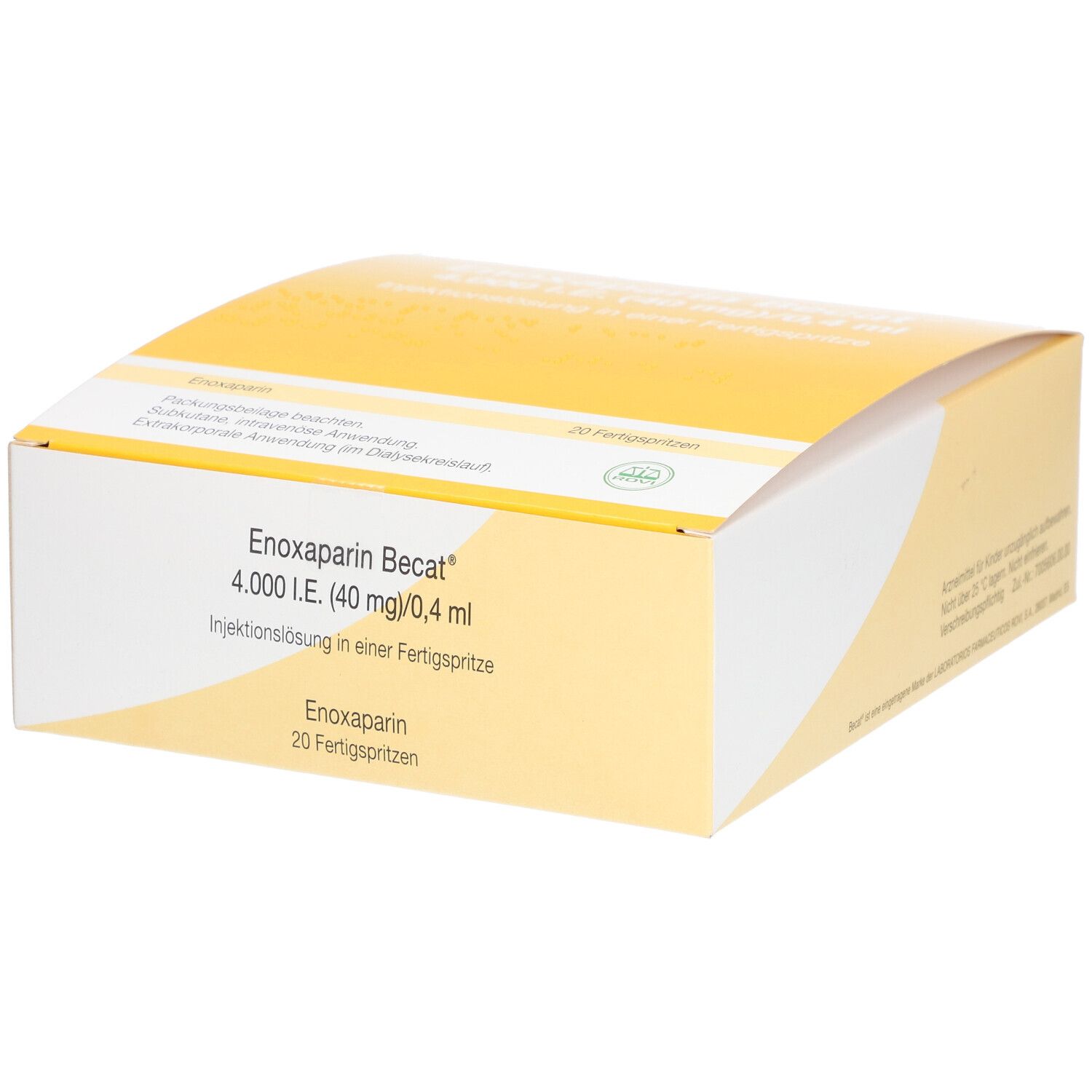 ENOXAPARIN Becat 4.000 I.E. 40mg/0,4ml Inj.-Lsg.FS