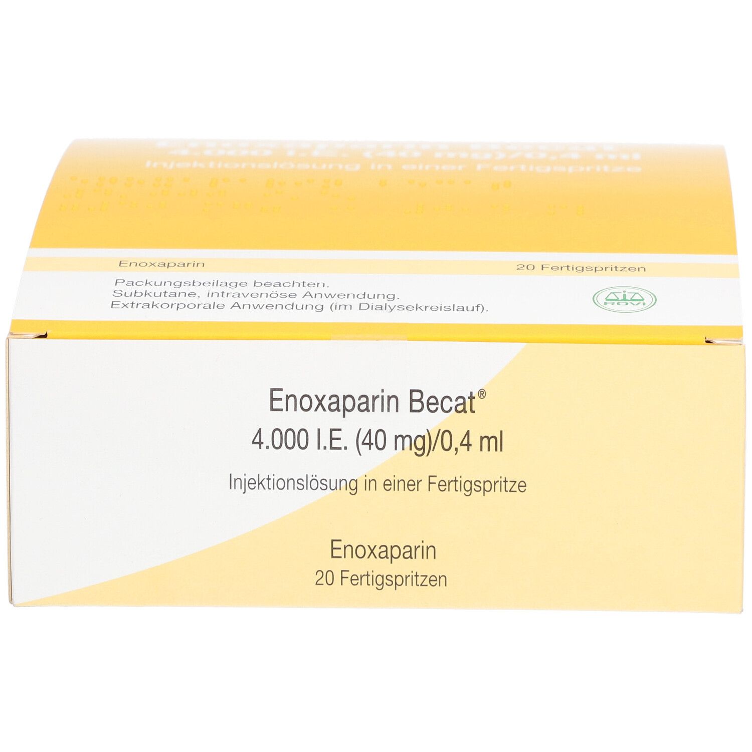 ENOXAPARIN Becat 4.000 I.E. 40mg/0,4ml Inj.-Lsg.FS