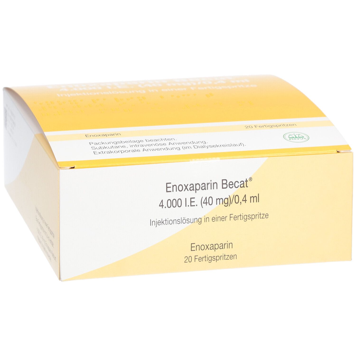 ENOXAPARIN Becat 4.000 I.E. 40mg/0,4ml Inj.-Lsg.FS