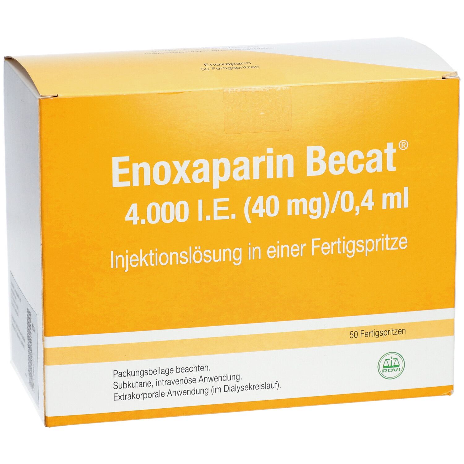 ENOXAPARIN Becat 4.000 I.E. 40mg/0,4ml Inj.-Lsg.FS