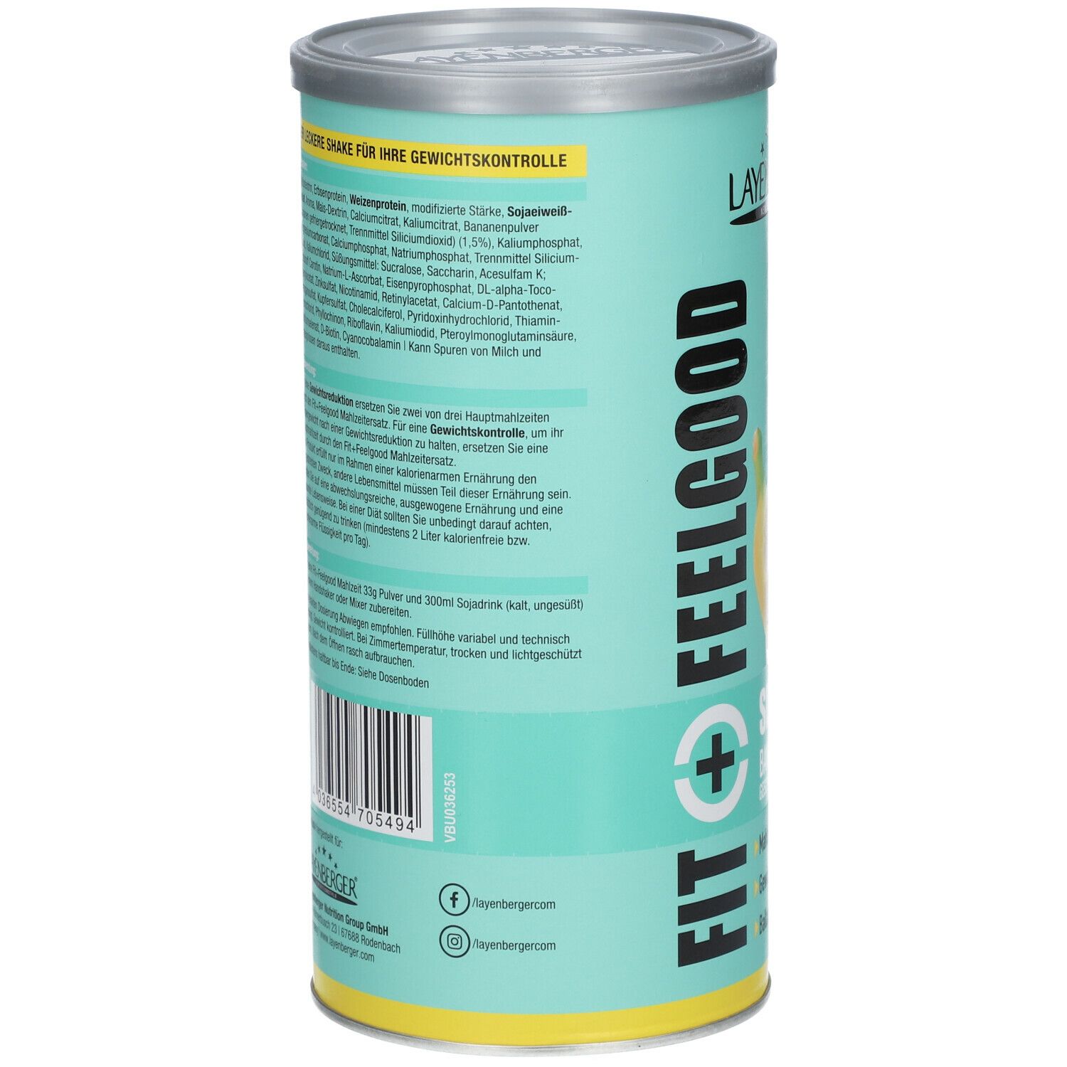 LAYENBERGER® FIT + FEELGOOD SLIM SHAKE Banane 396 g - Shop Apotheke
