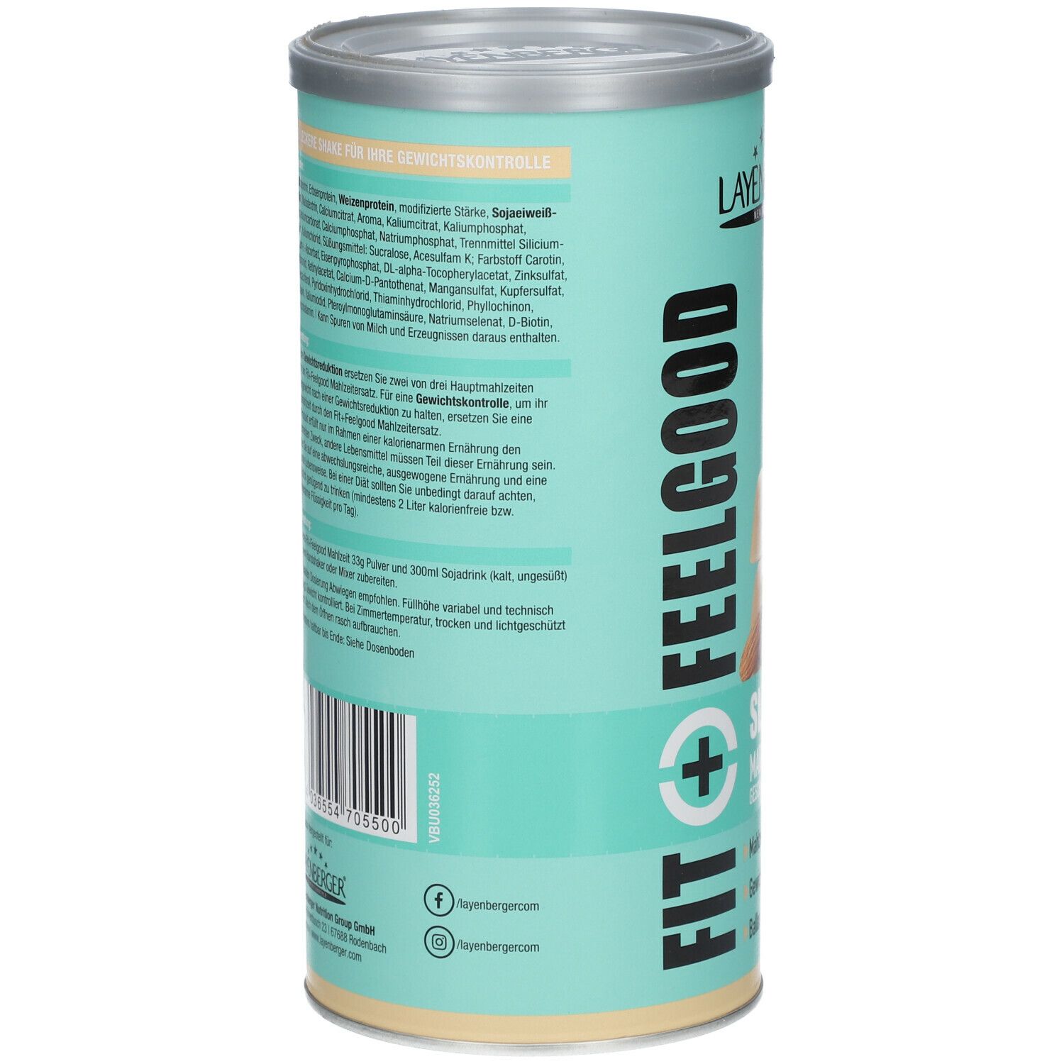 LAYENBERGER® FIT + FEELGOOD SLIM SHAKE Marzipan