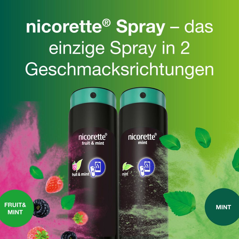 nicorette®  fruit & mint Spray