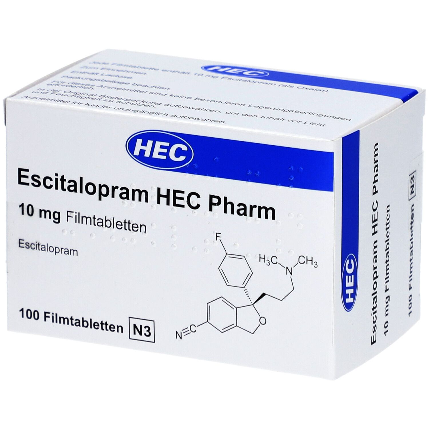 ESCITALOPRAM HEC Pharm 10 mg Filmtabletten