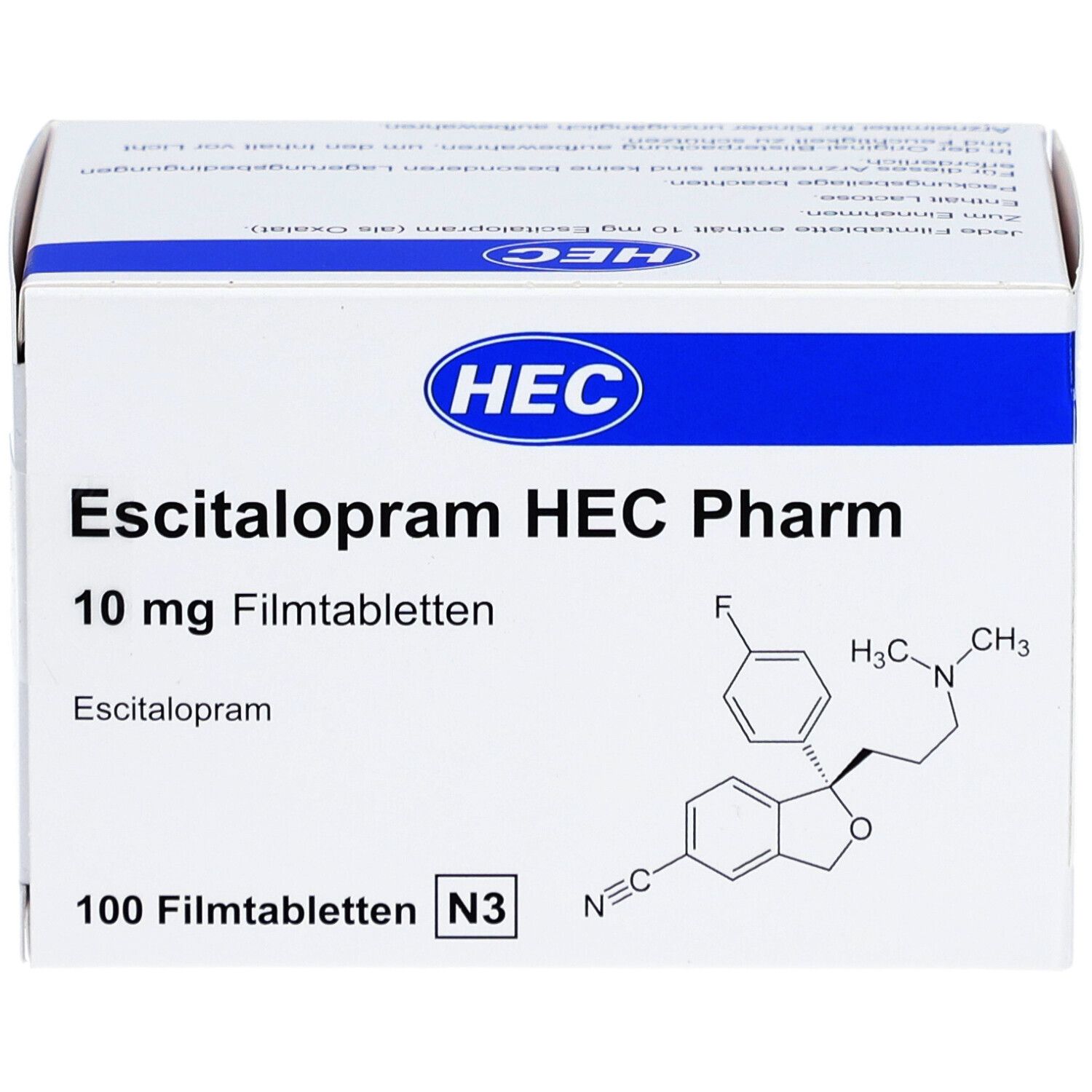 ESCITALOPRAM HEC Pharm 10 mg Filmtabletten