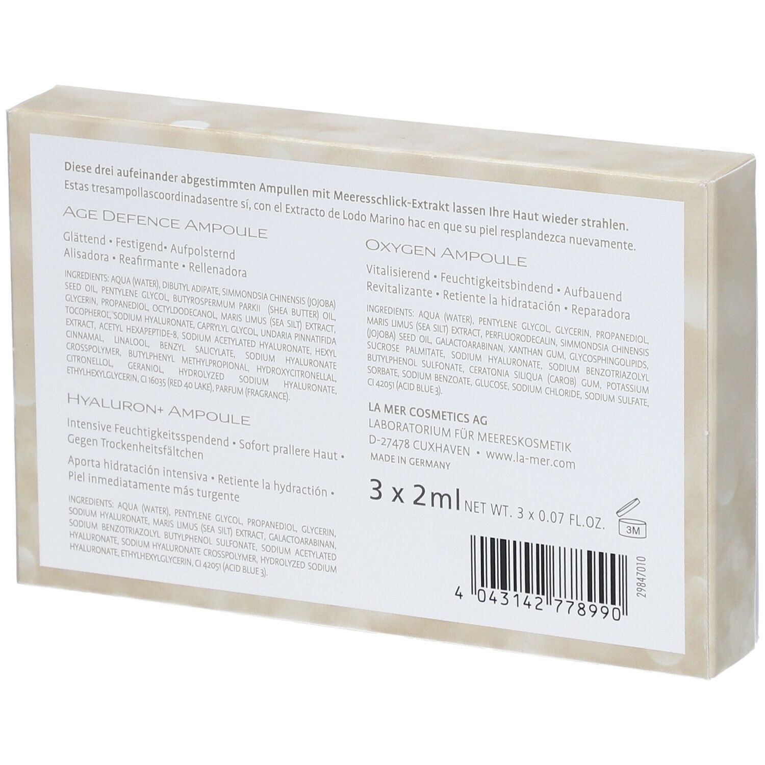 La mer Ampullenset Anti-Age