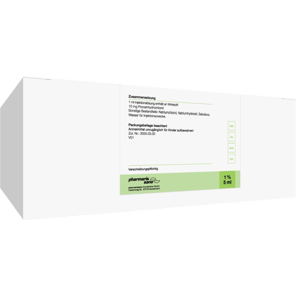 PROCAIN pharmarissano 1% Inj.-Lsg.Ampullen 5 ml