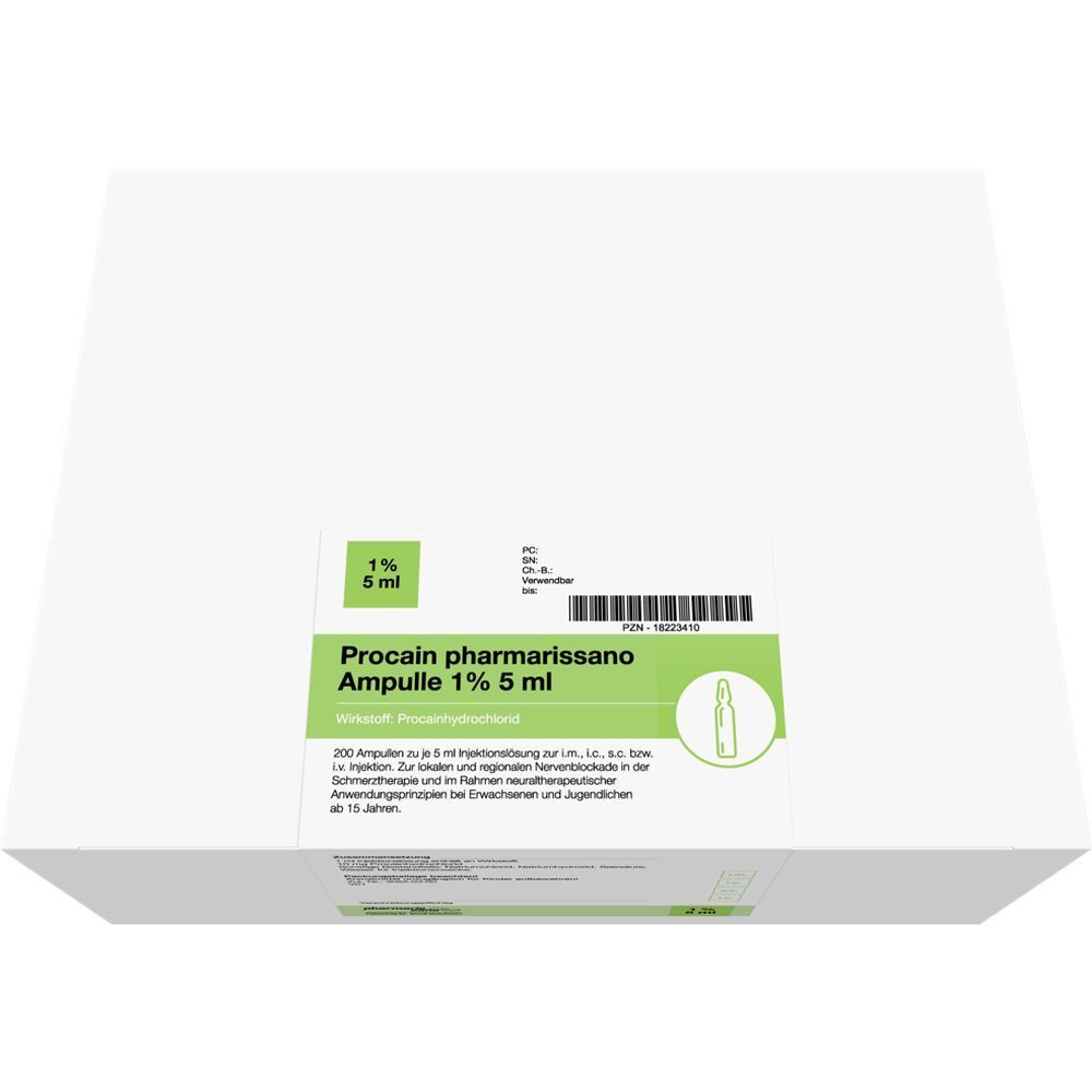 PROCAIN pharmarissano 1% Inj.-Lsg.Ampullen 5 ml
