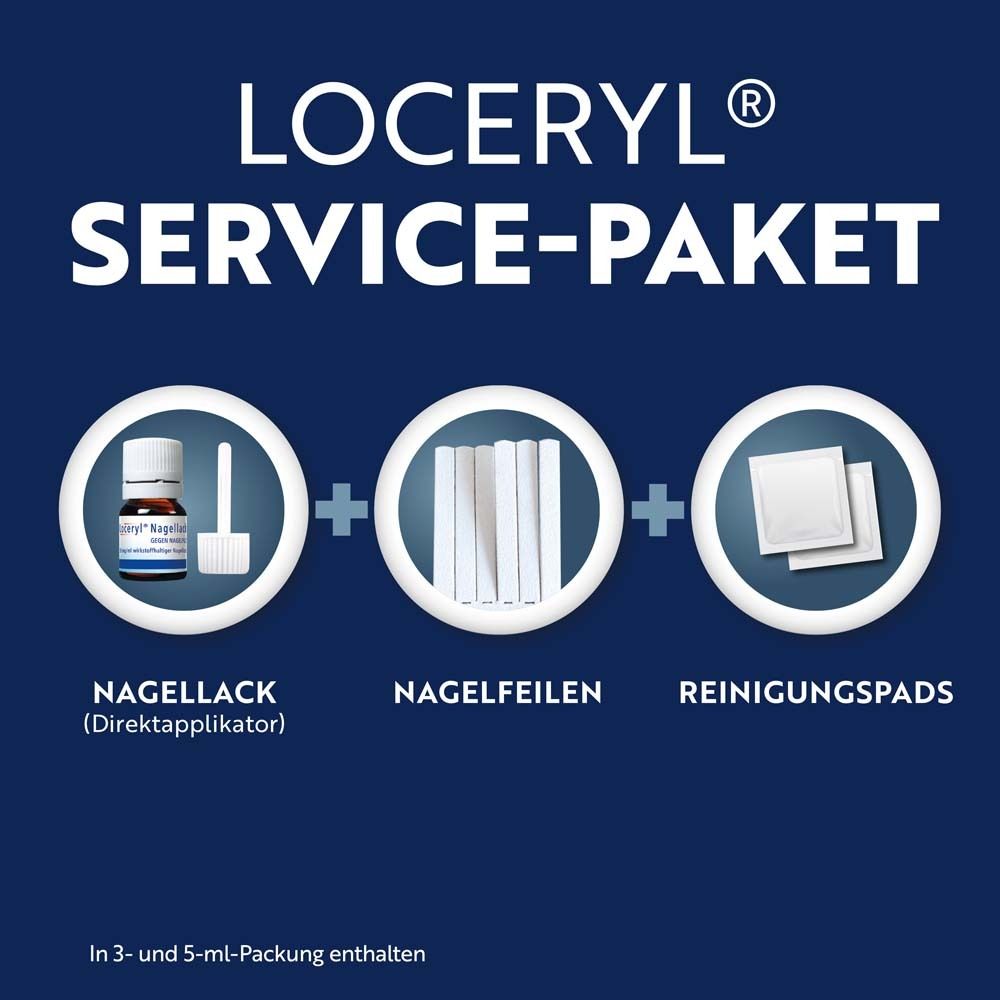 Loceryl® Nagellack gegen Nagelpilz mit DIREKT-Applikator