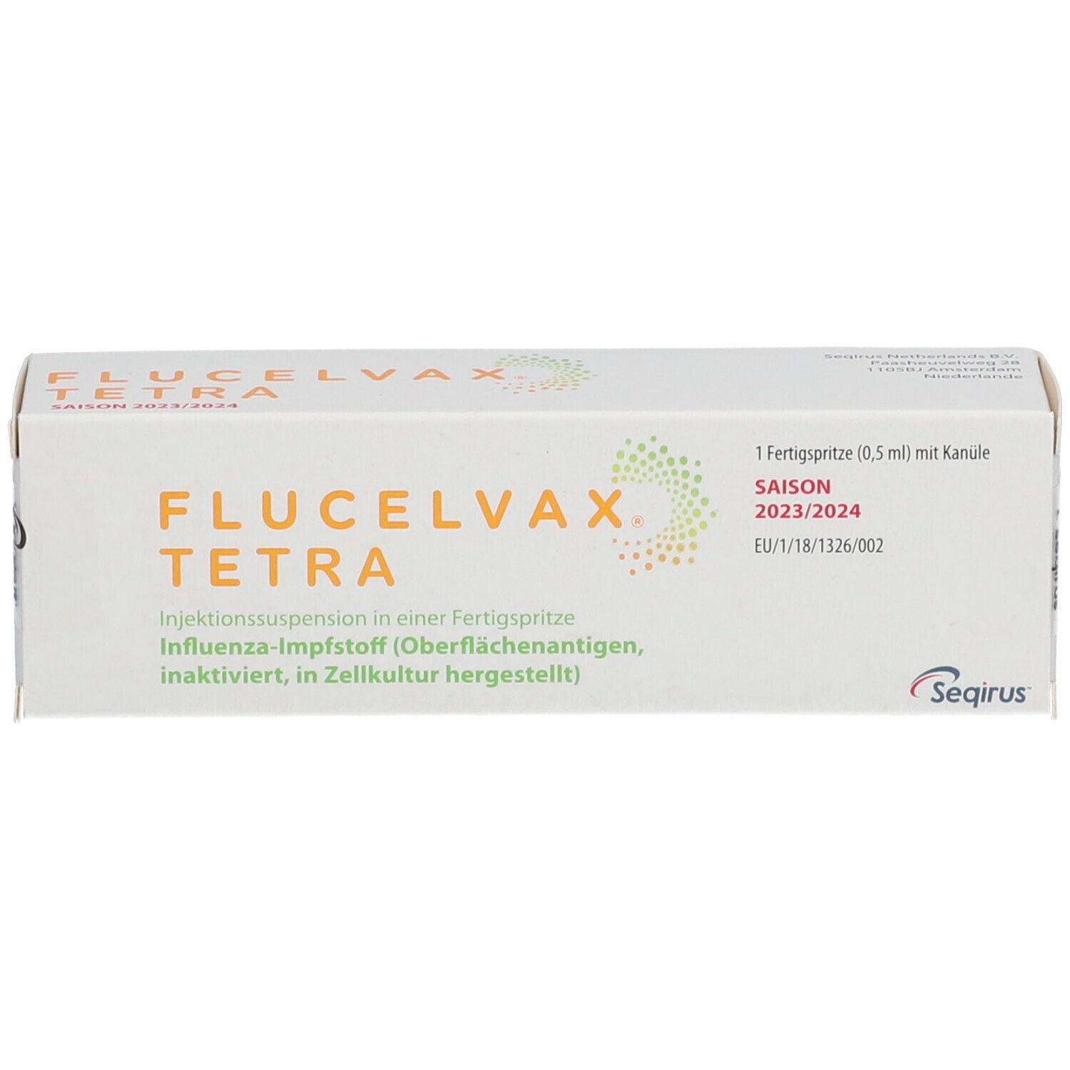 Flucelvax 2025-2026 syringe