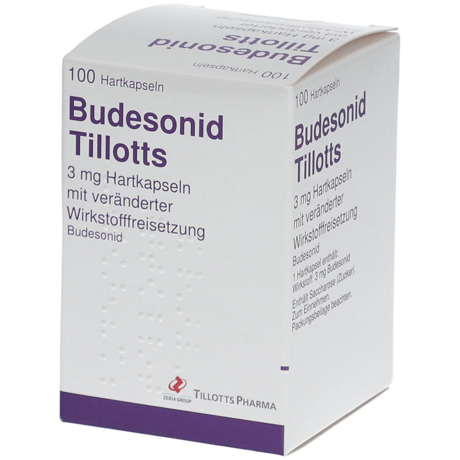 BUDESONID Tillotts 3 mg Hartk.m.verä.Wst.-Frs.