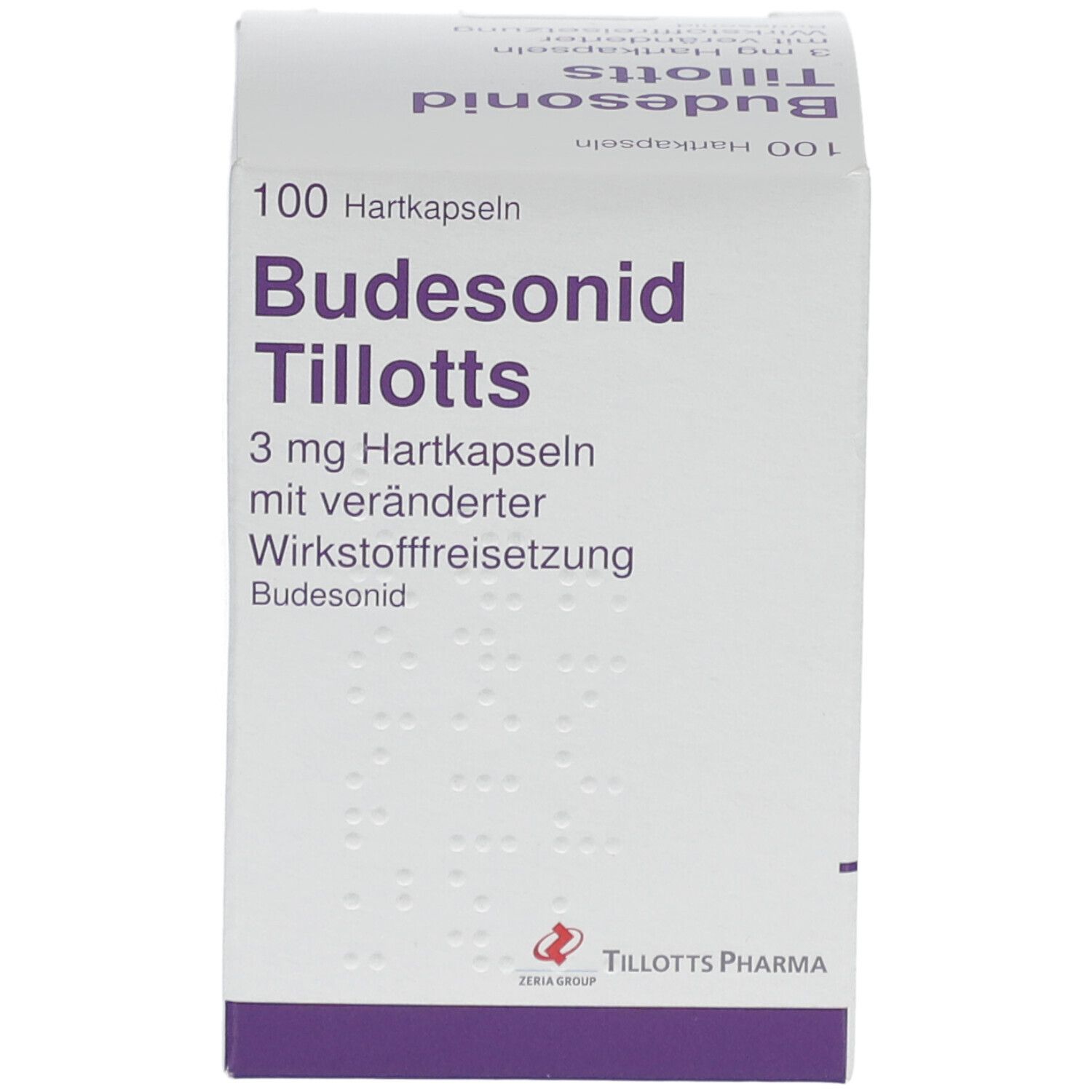 BUDESONID Tillotts 3 mg Hartk.m.verä.Wst.-Frs.