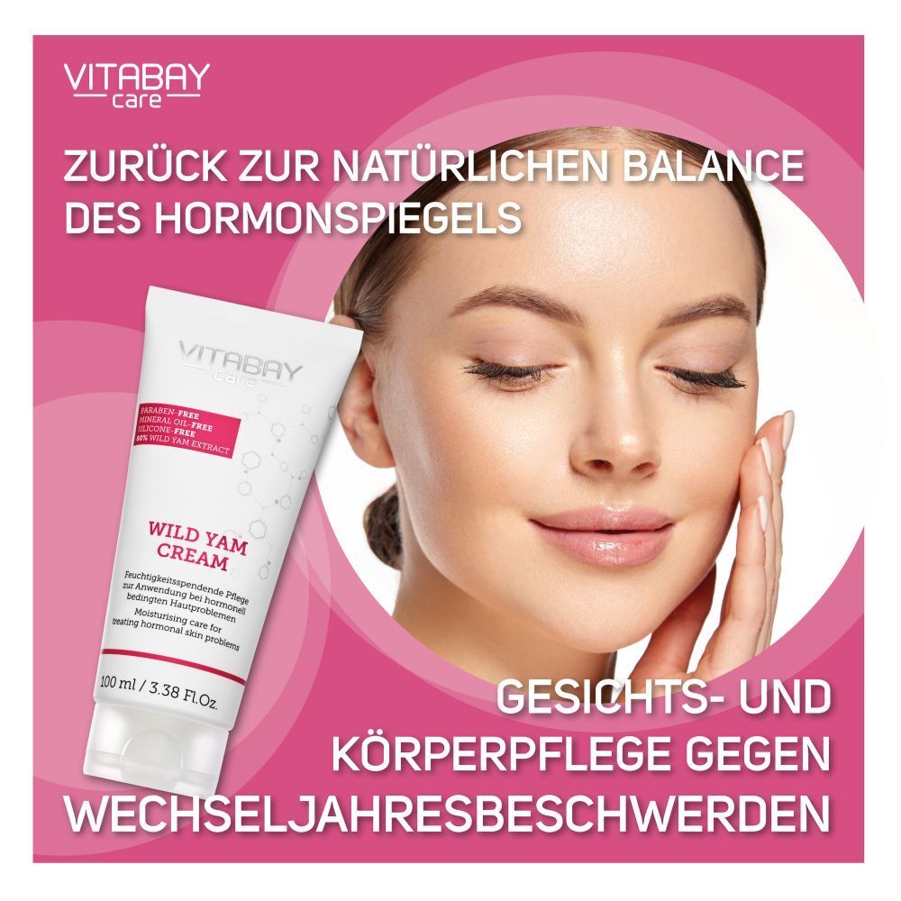 Wild Yams Creme m.64% Diosgenin Gesicht+Körper 100 ml