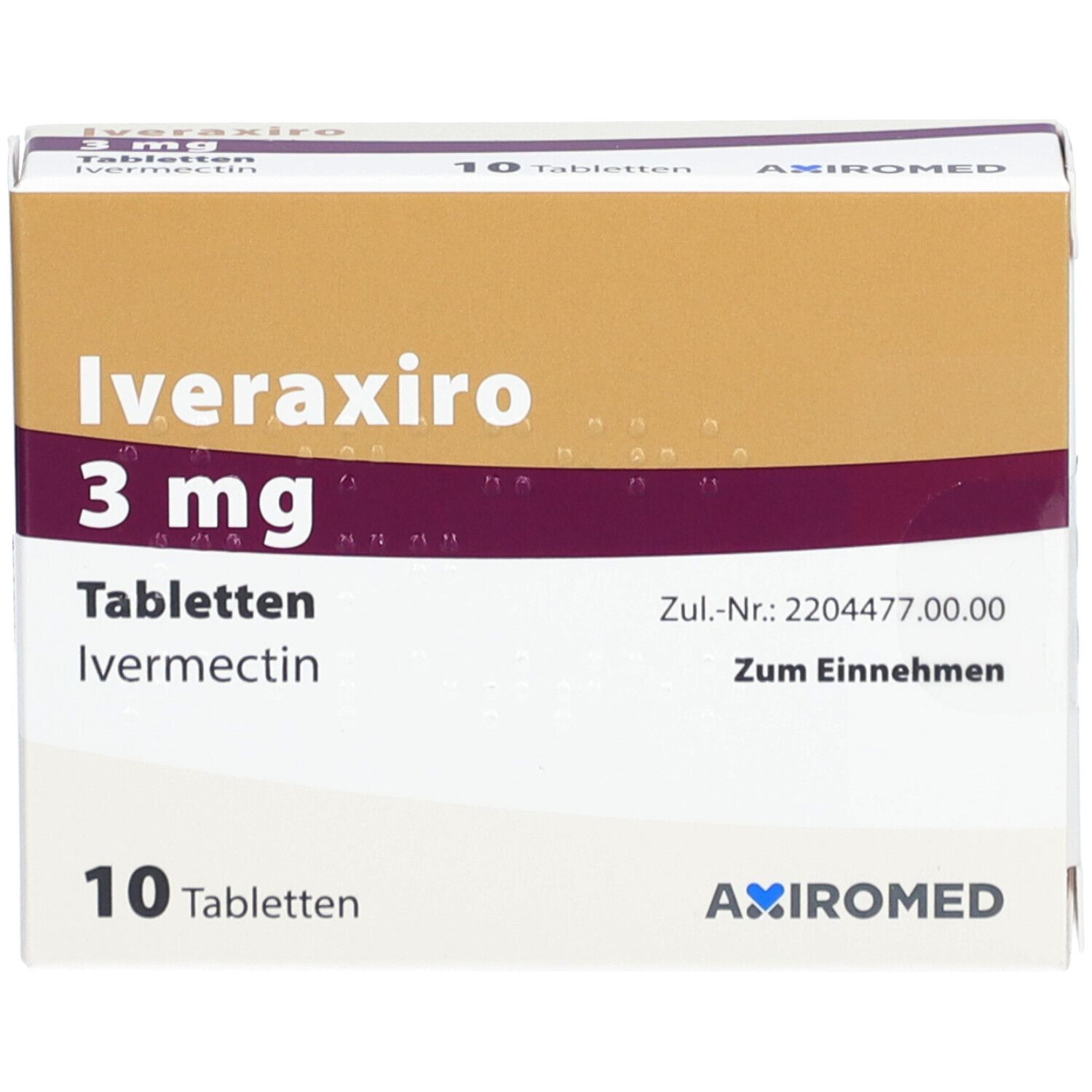 IVERAXIRO 3 mg Tabletten