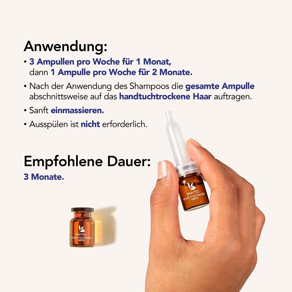 PHYTO PARIS - Phytocyane - Haarausfall Kur Männer