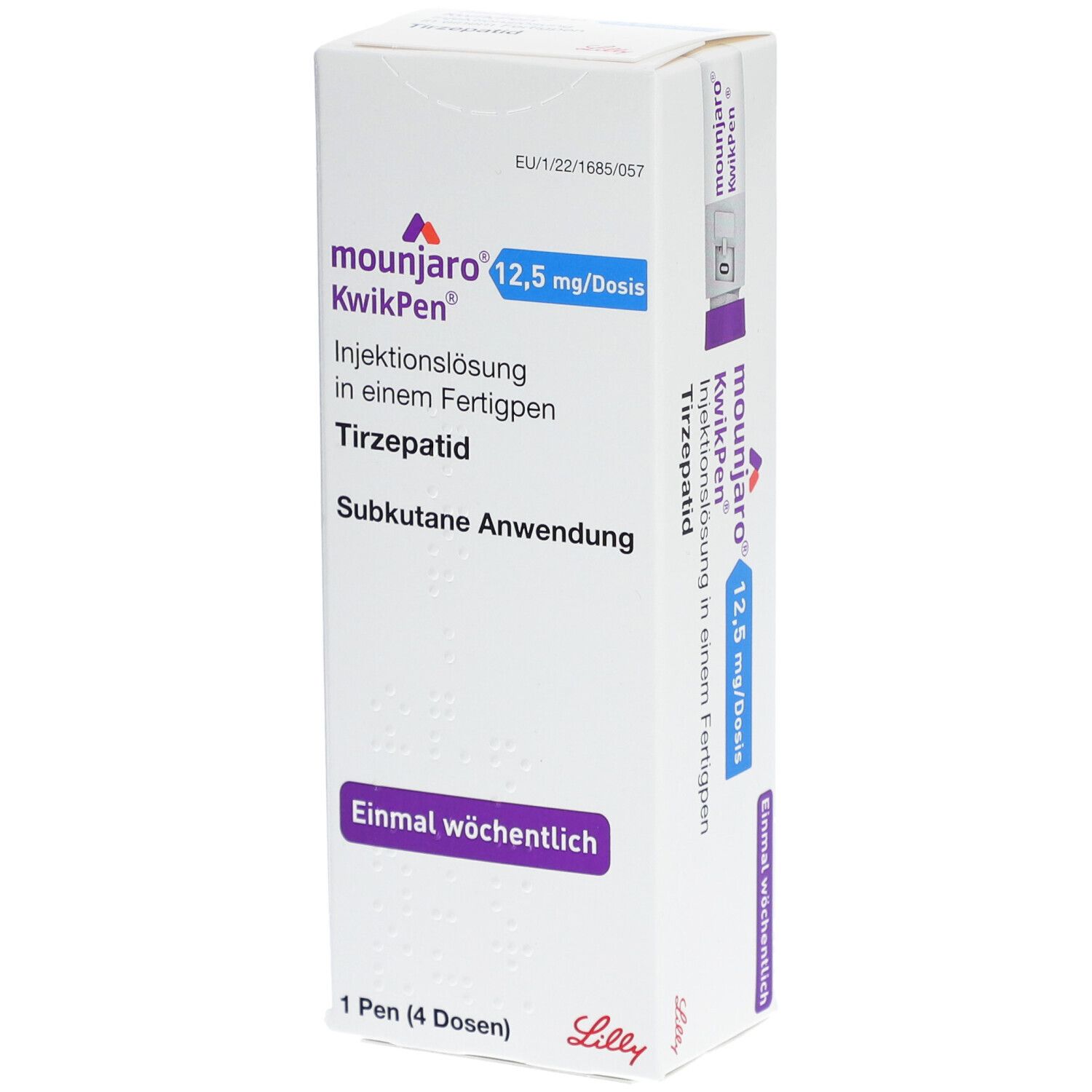 MOUNJARO 12,5 mg/Dosis KwikPen Inj.-Lsg.Fertigpen 1 St mit dem E-Rezept ...