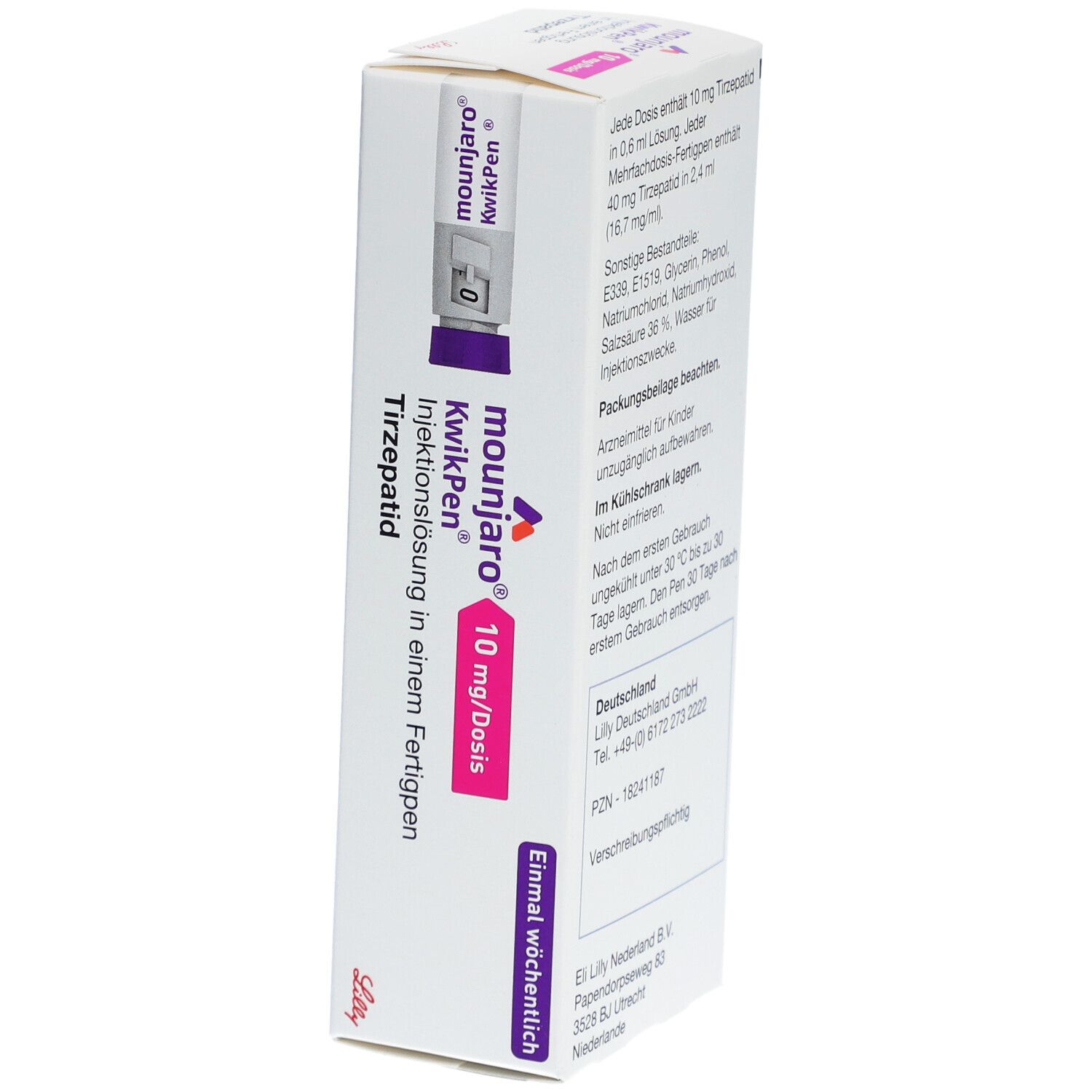 MOUNJARO 10 mg/Dosis KwikPen Inj.-Lsg.Fertigpen