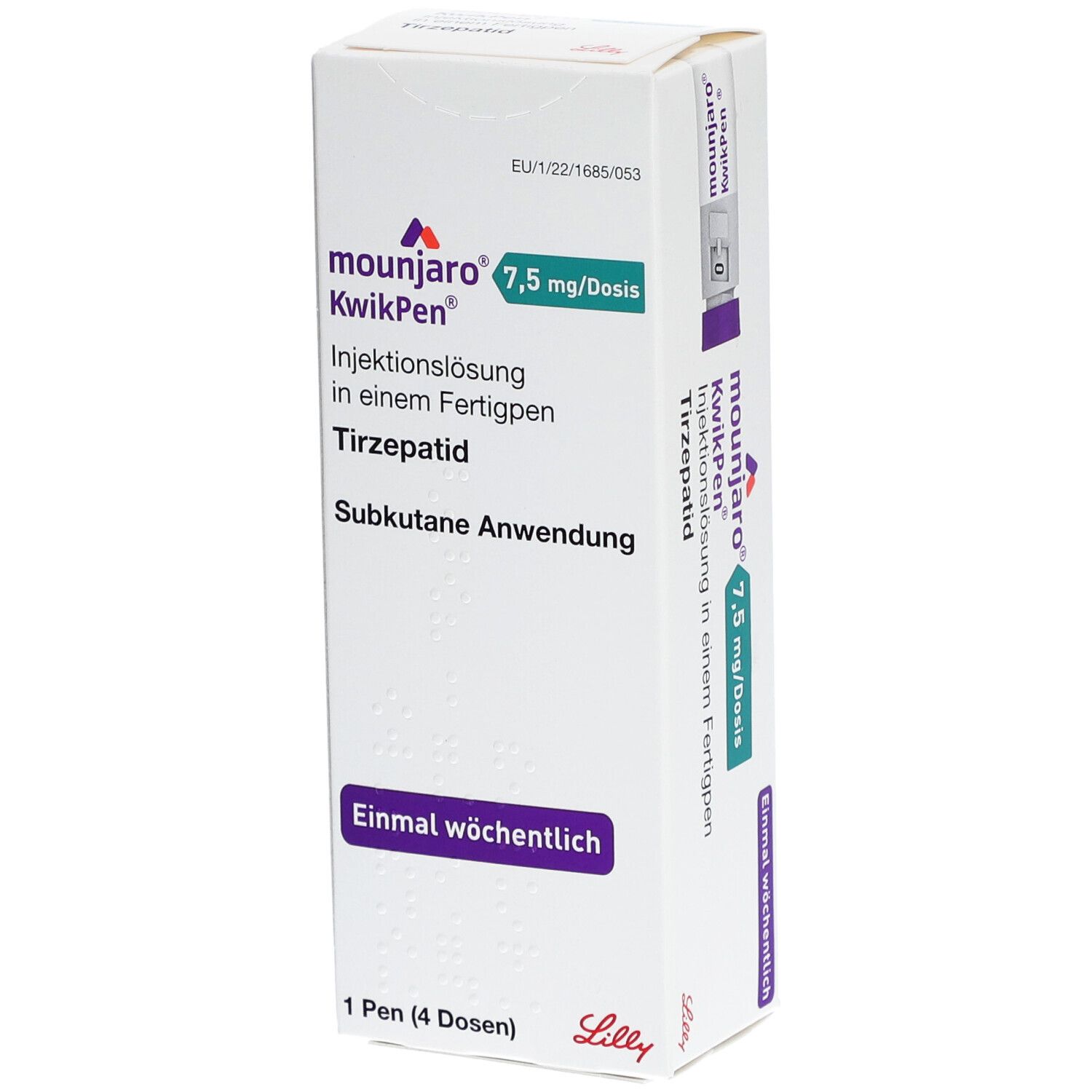 MOUNJARO 7,5 mg/Dosis KwikPen Inj.-Lsg.Fertigpen 1 St mit dem E-Rezept ...