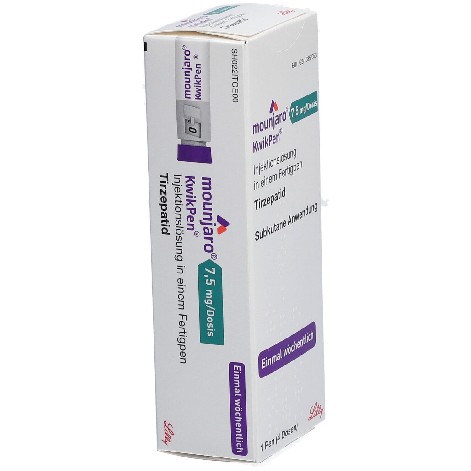 MOUNJARO 7,5 mg/Dosis KwikPen Inj.-Lsg.Fertigpen 1 St mit dem E-Rezept ...