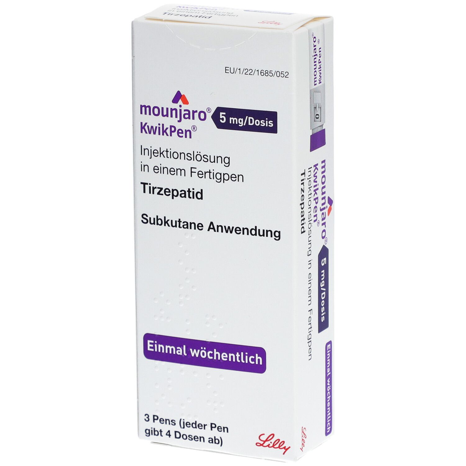 MOUNJARO 5 mg/Dosis KwikPen Inj.-Lsg.Fertigpen 3 St mit dem E-Rezept ...