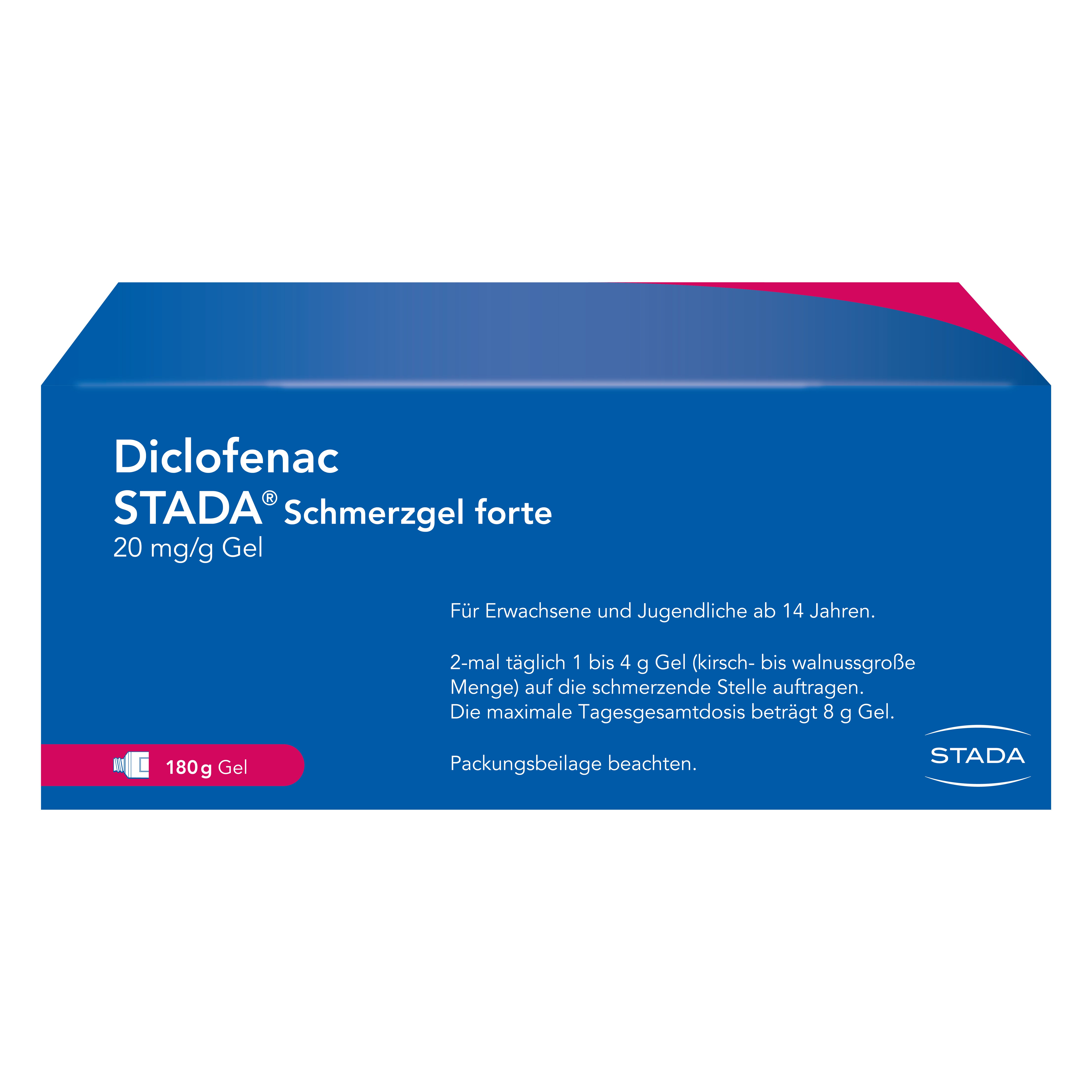 Diclofenac STADA®  20 mg/g Gel- Schmerzgel forte