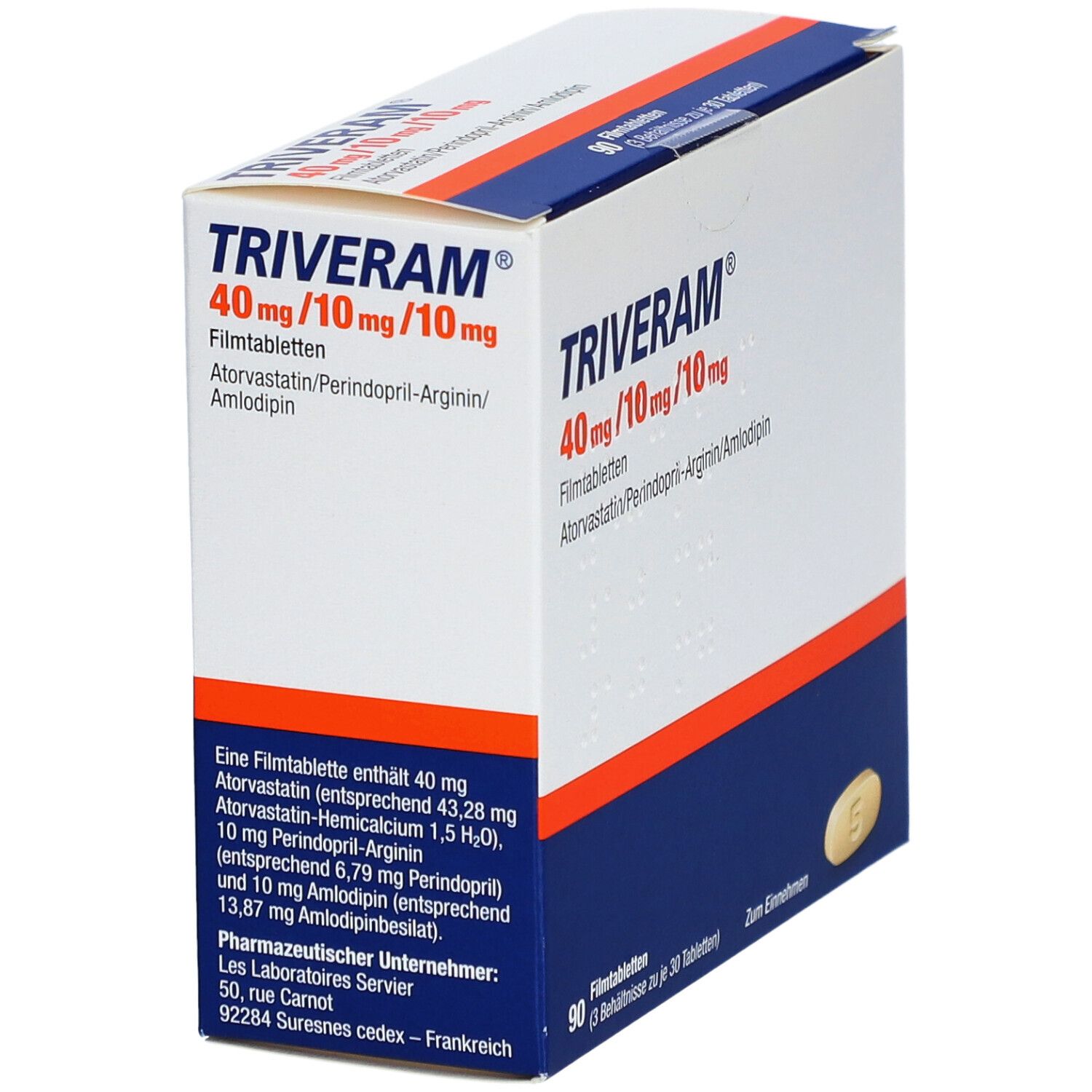 Triveram 40 mg/10 mg Filmtabletten 90 St