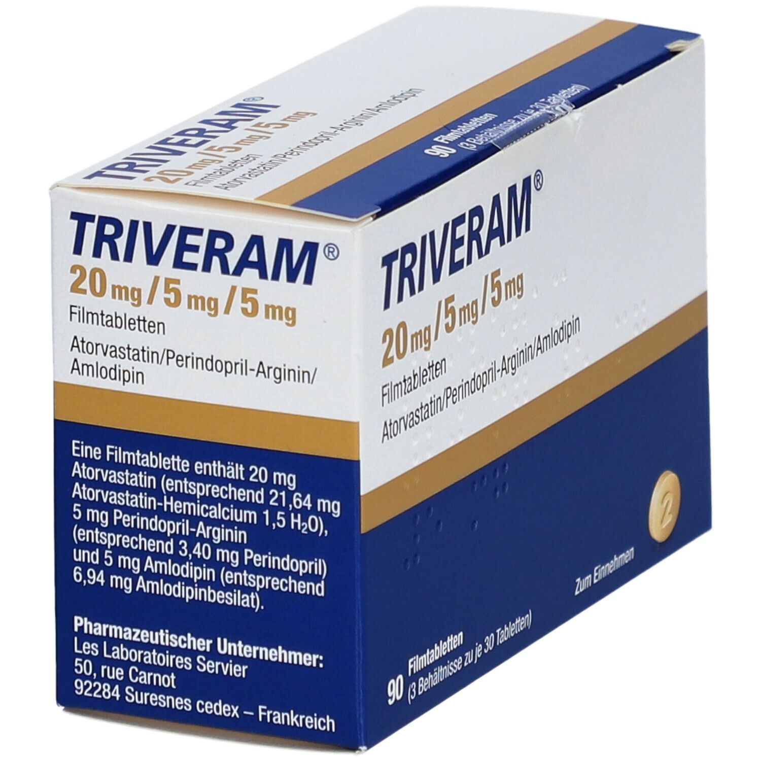 Triveram 20 mg/5 mg Filmtabletten 90 St