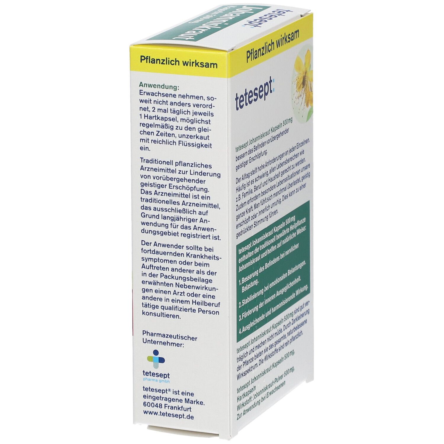 tetesept® Johanniskraut Kapseln 500 mg