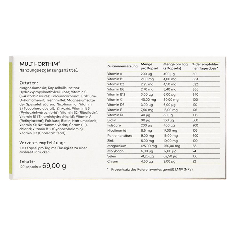 Multi-Orthim Kapseln 120 St