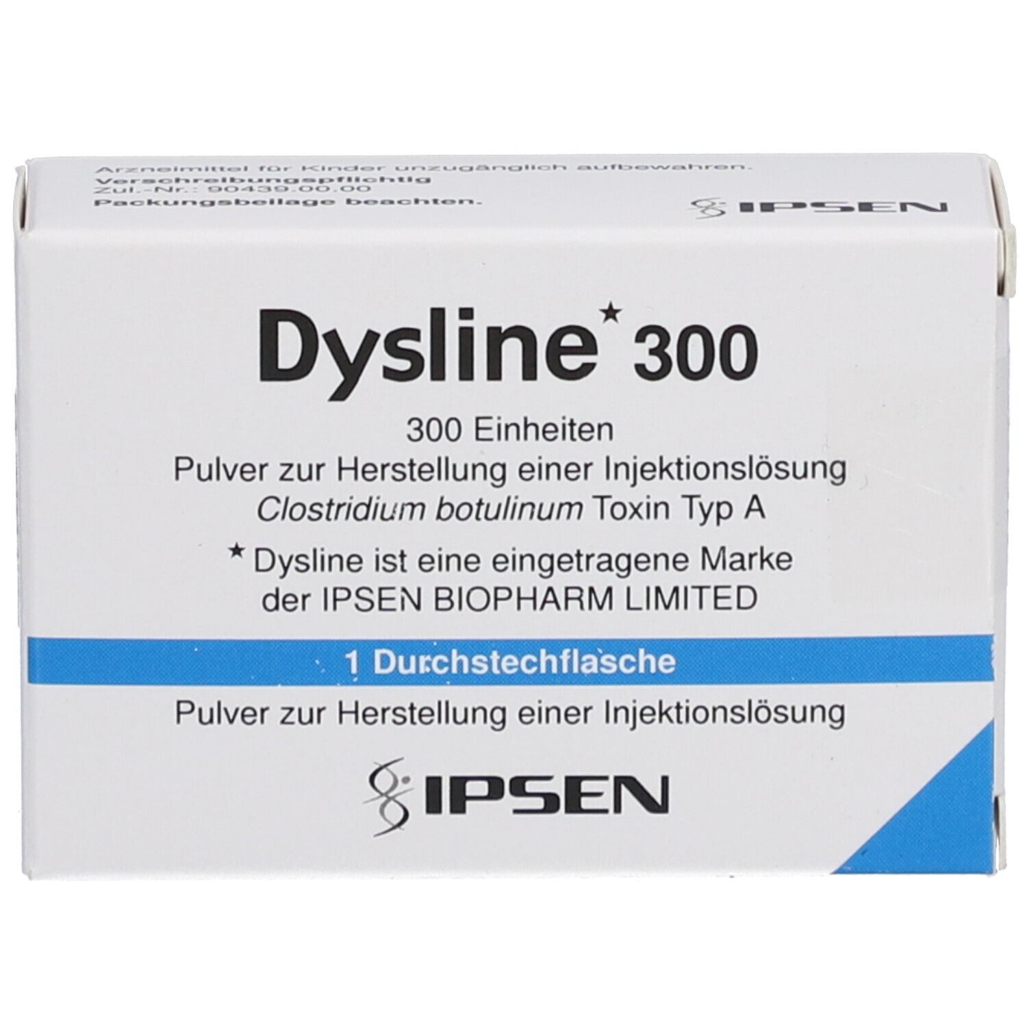 DYSLINE 300 Einheiten Pulver z.Herst.e.Inj.-Lsg.