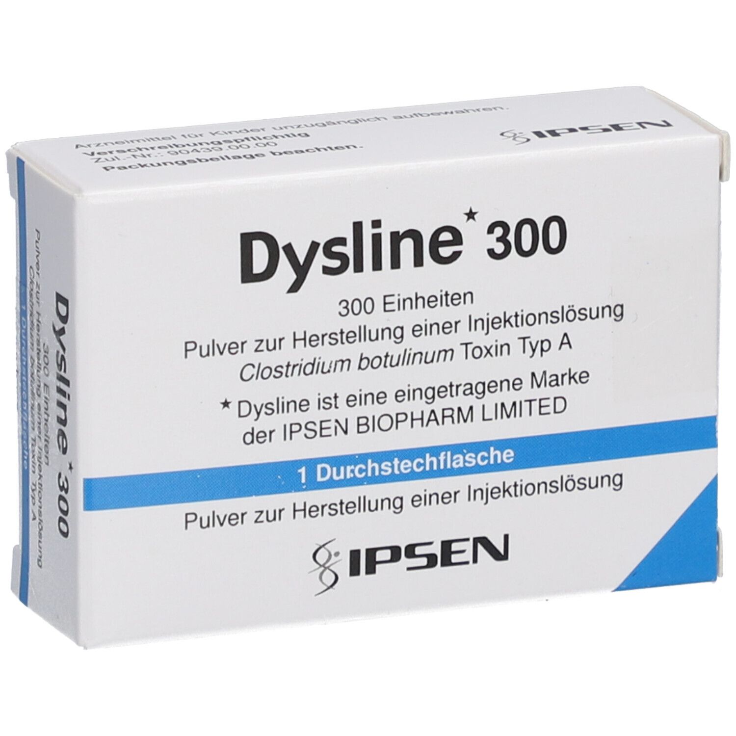 DYSLINE 300 Einheiten Pulver z.Herst.e.Inj.-Lsg.