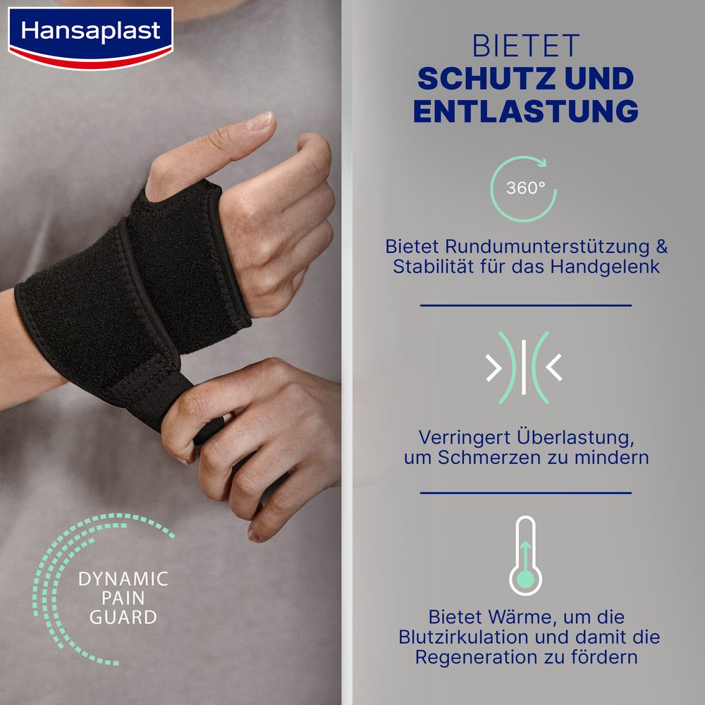 Hansaplast Handgelenk-Bandage verstellbar 1 St Bandage(s)