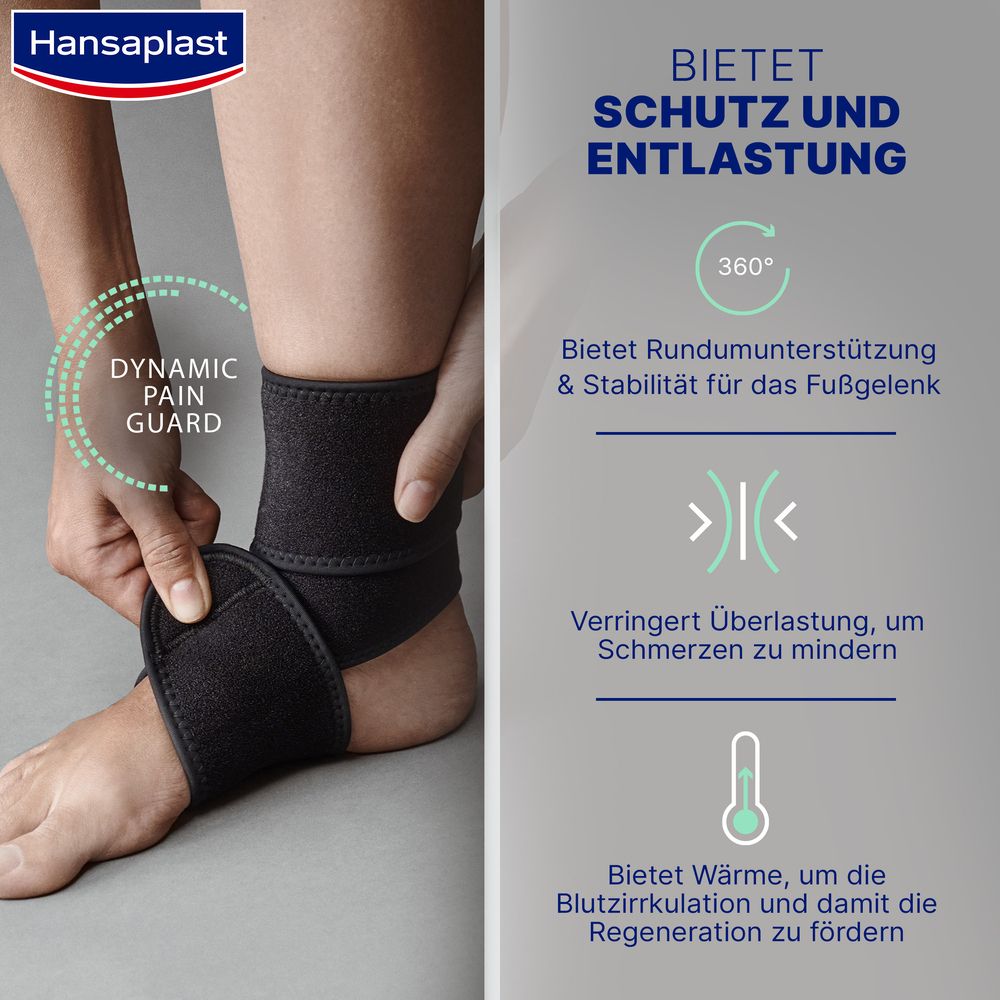 Hansaplast Fußgelenk-Bandage verstellbar 1 St Bandage(s)