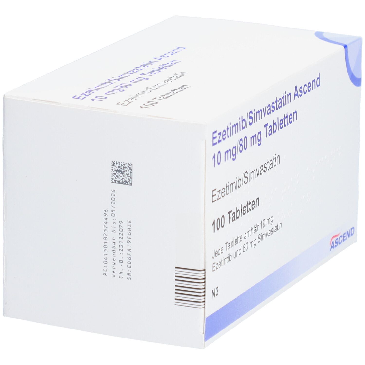 EZETIMIB/Simvastatin AL 10 mg/80 mg Tabletten 30 St