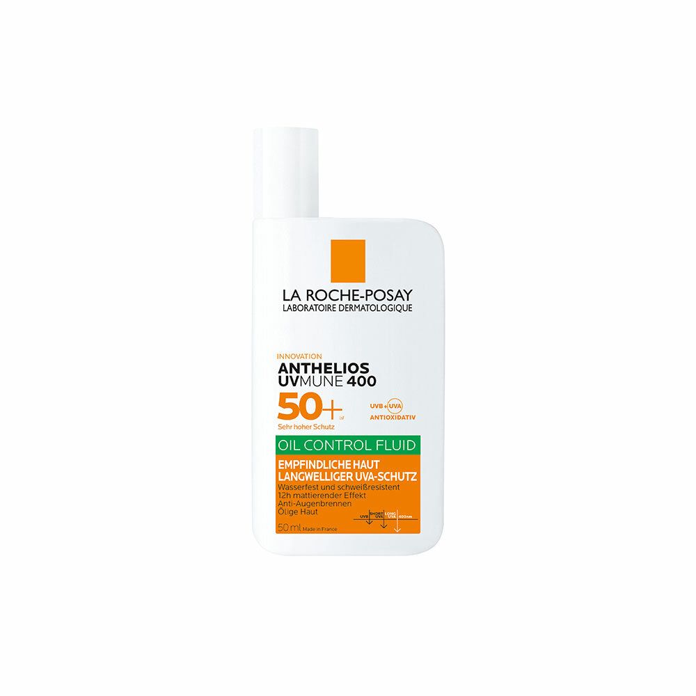 La Roche Posay Anthelios Uvmune 400 Oil Control Fluid Sonnenschutz für empfindliche Haut mit sehr hohem UV-Schutz LSF 50