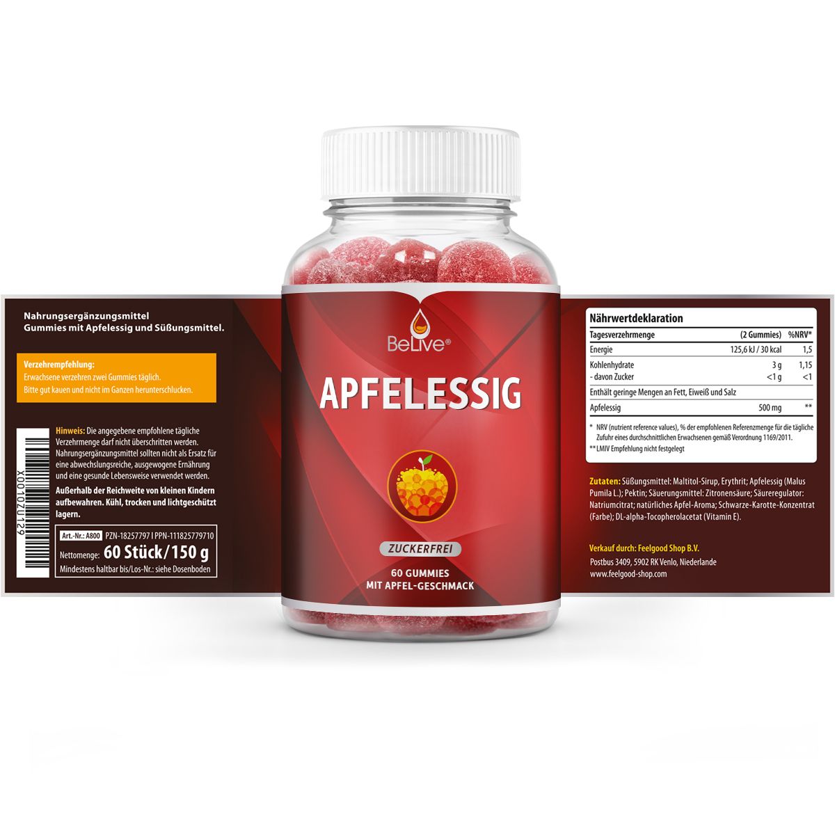 feelgood Apfelessig Gummies