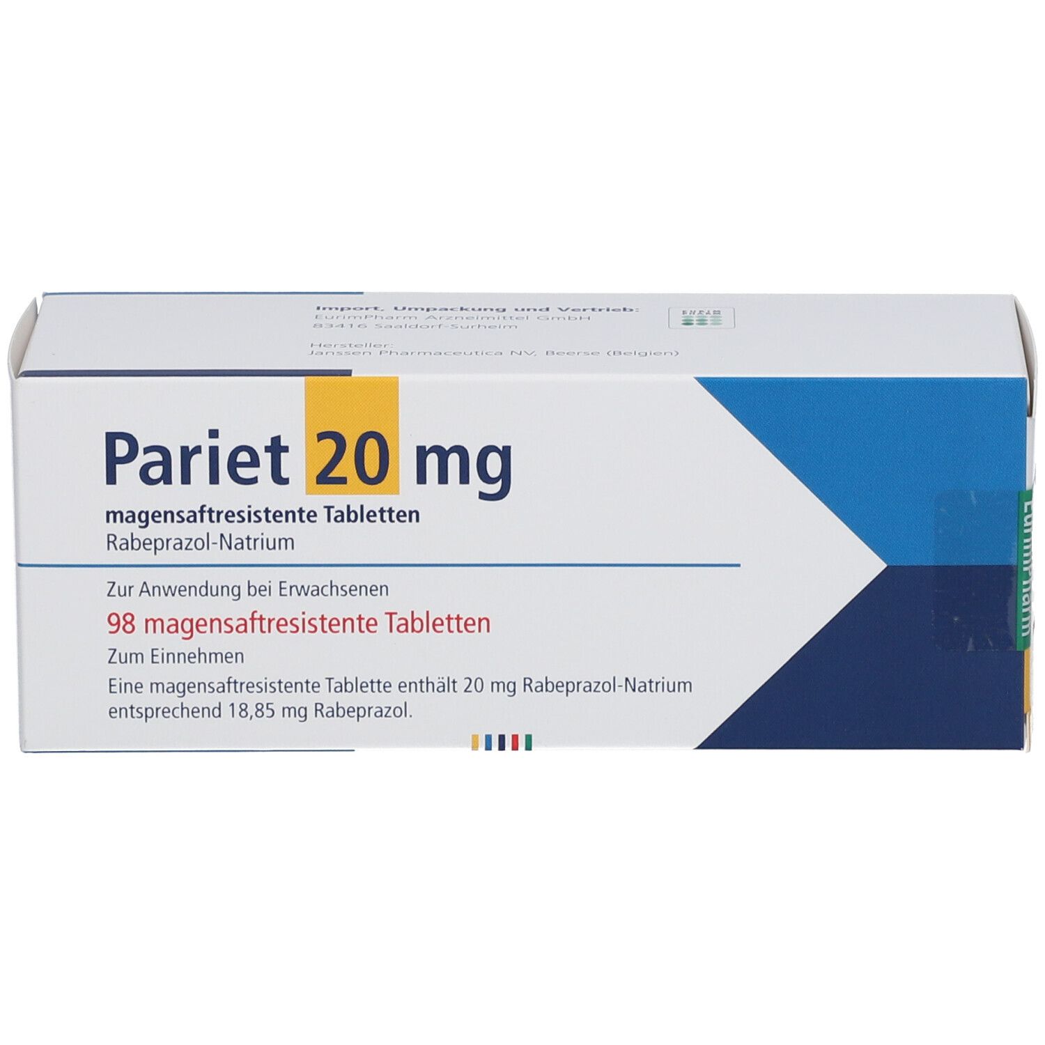 PARIET 20 mg magensaftresistente Tabletten