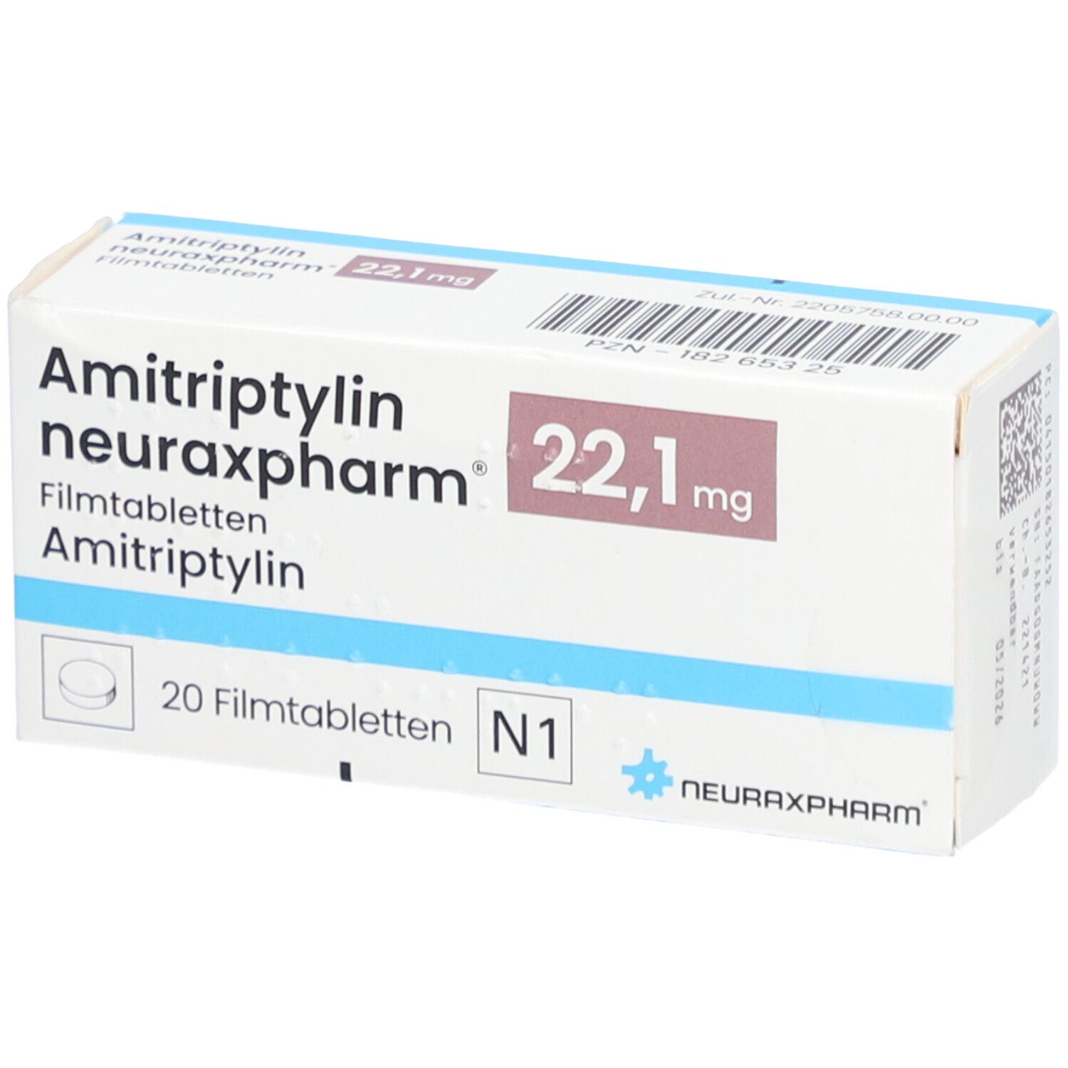 AMITRIPTYLIN neuraxpharm 22,1 mg Filmtabletten