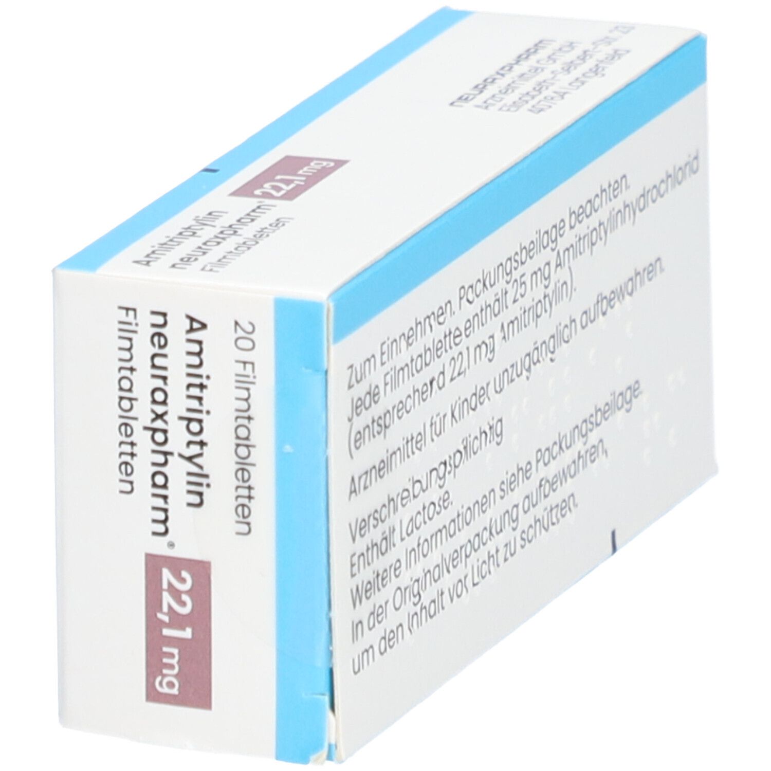 AMITRIPTYLIN neuraxpharm 22,1 mg Filmtabletten