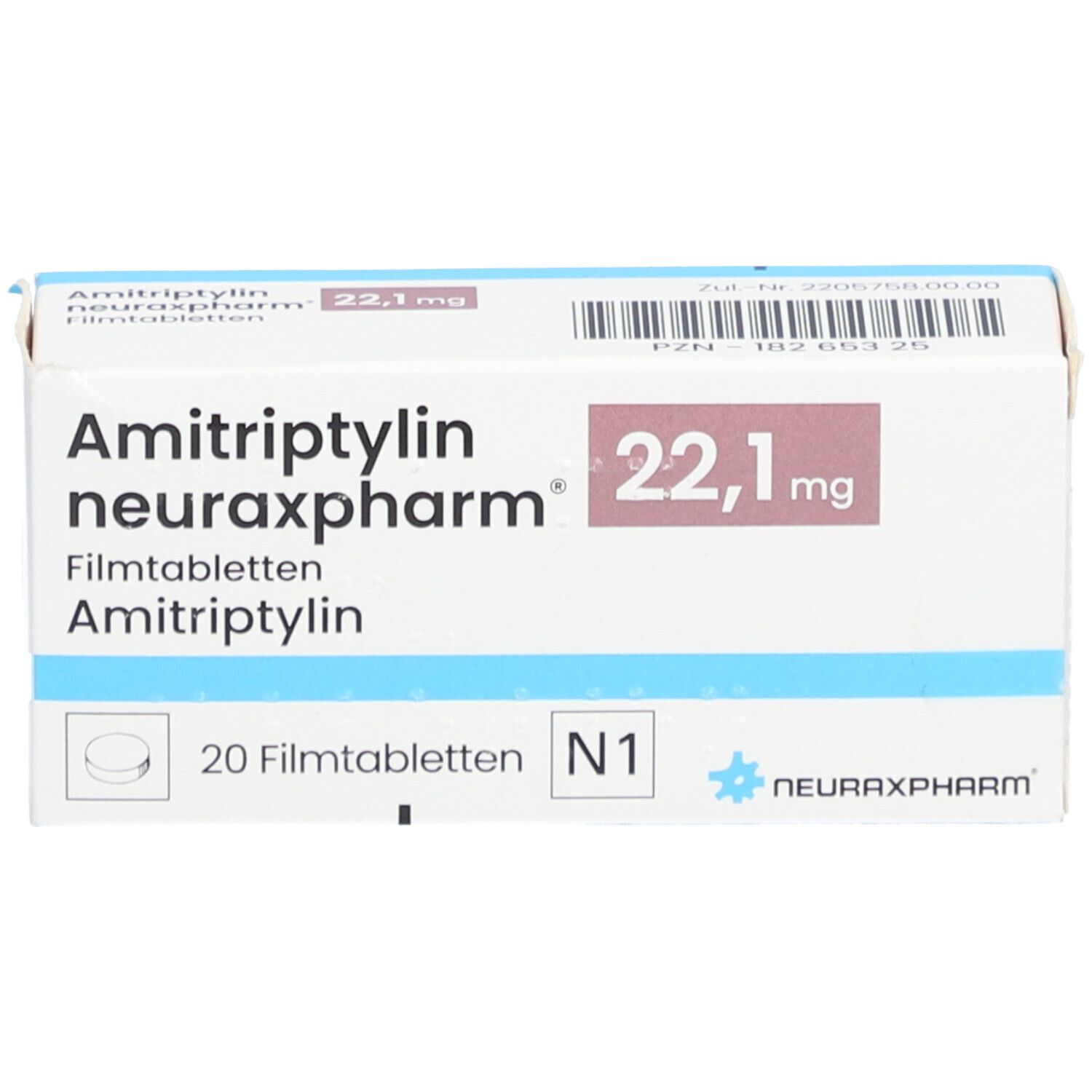 AMITRIPTYLIN neuraxpharm 22,1 mg Filmtabletten