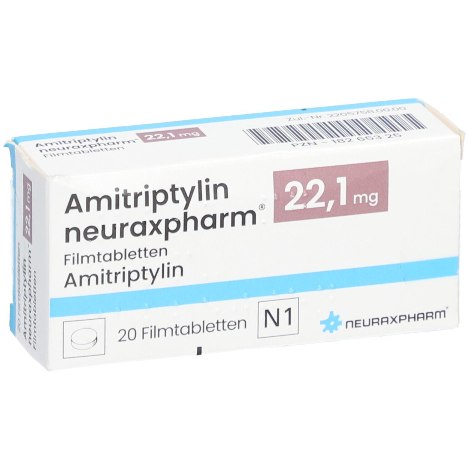 AMITRIPTYLIN neuraxpharm 22,1 mg Filmtabletten