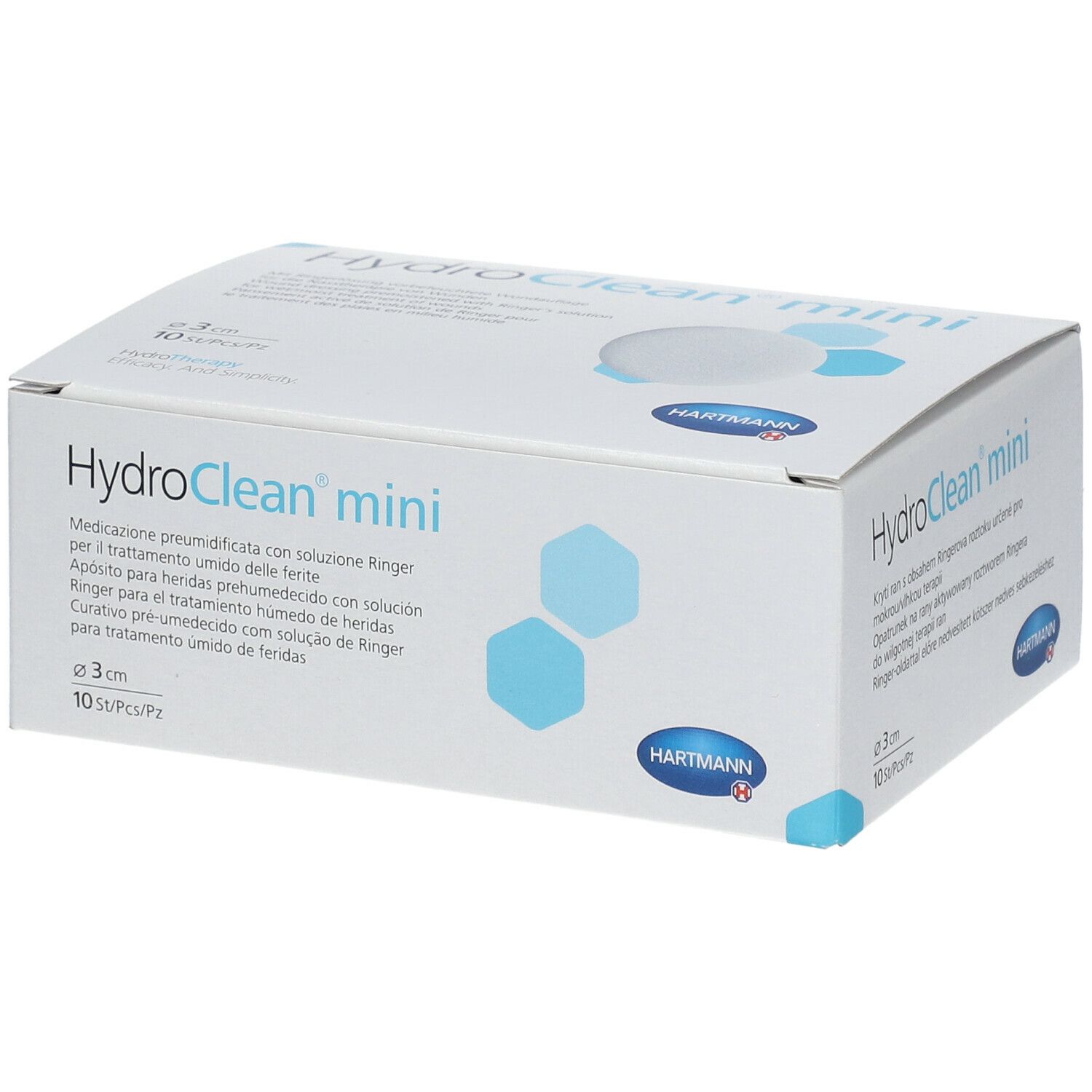 Hydroclean mini Kompressen 3 cm rund steril